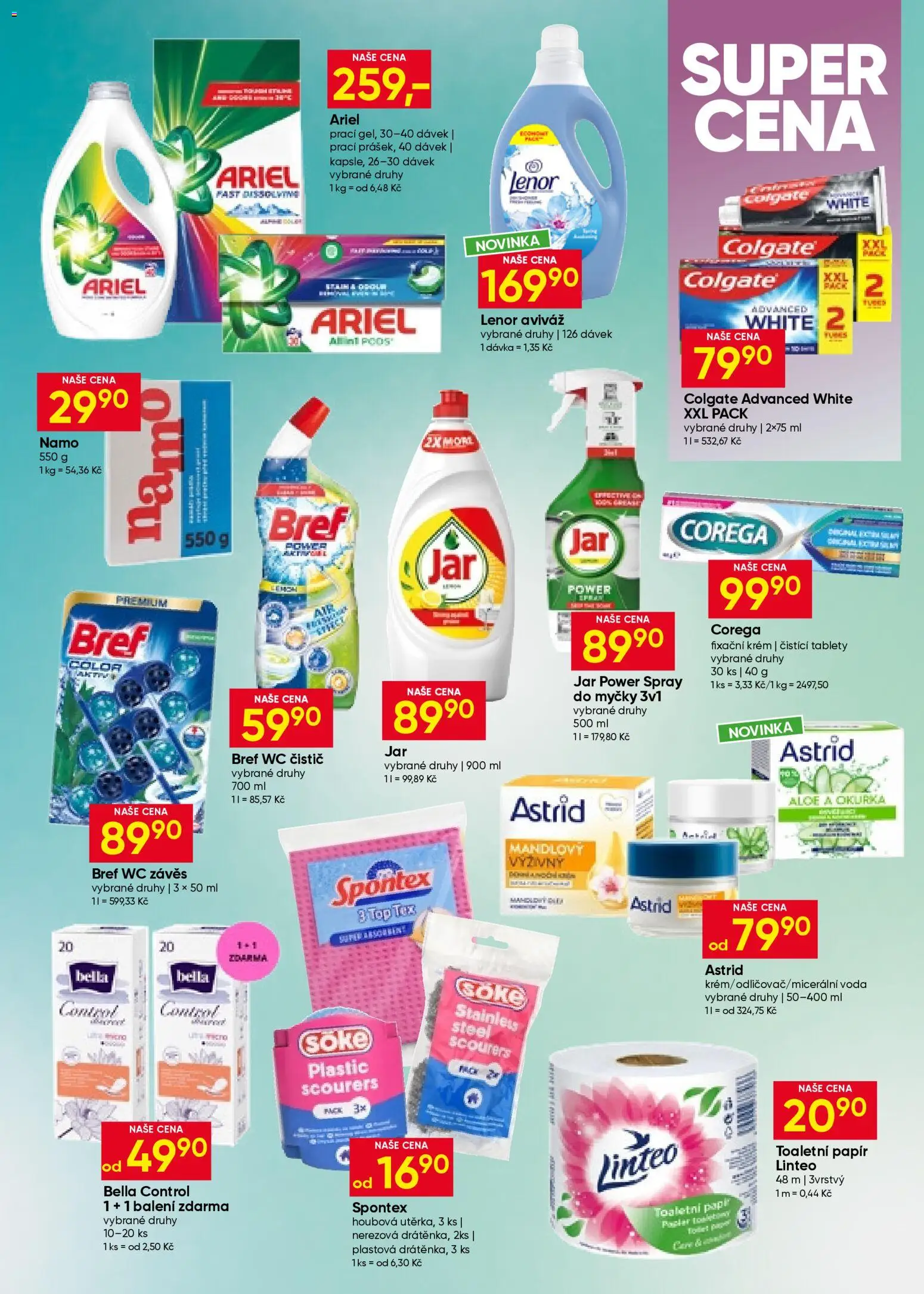 Hruška leták od 29.04.2026 | Strana: 11 | Produkty: Corega, Aviváž, Toaletní papír, Okurka