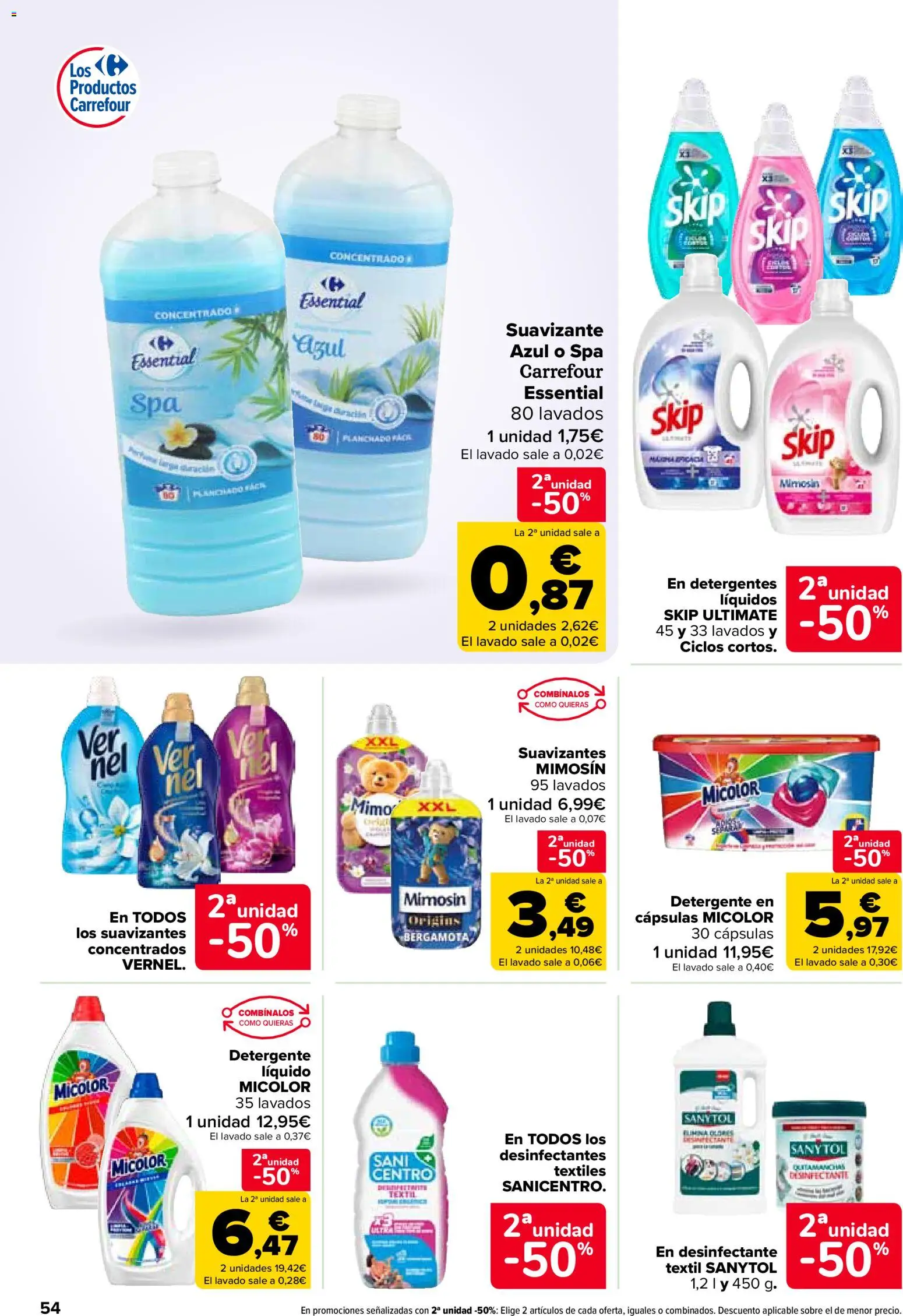Carrefour folleto │ válido desde el 15.01.2026 | Página: 58 | Productos: Detergente, Detergente líquido, Suavizante
