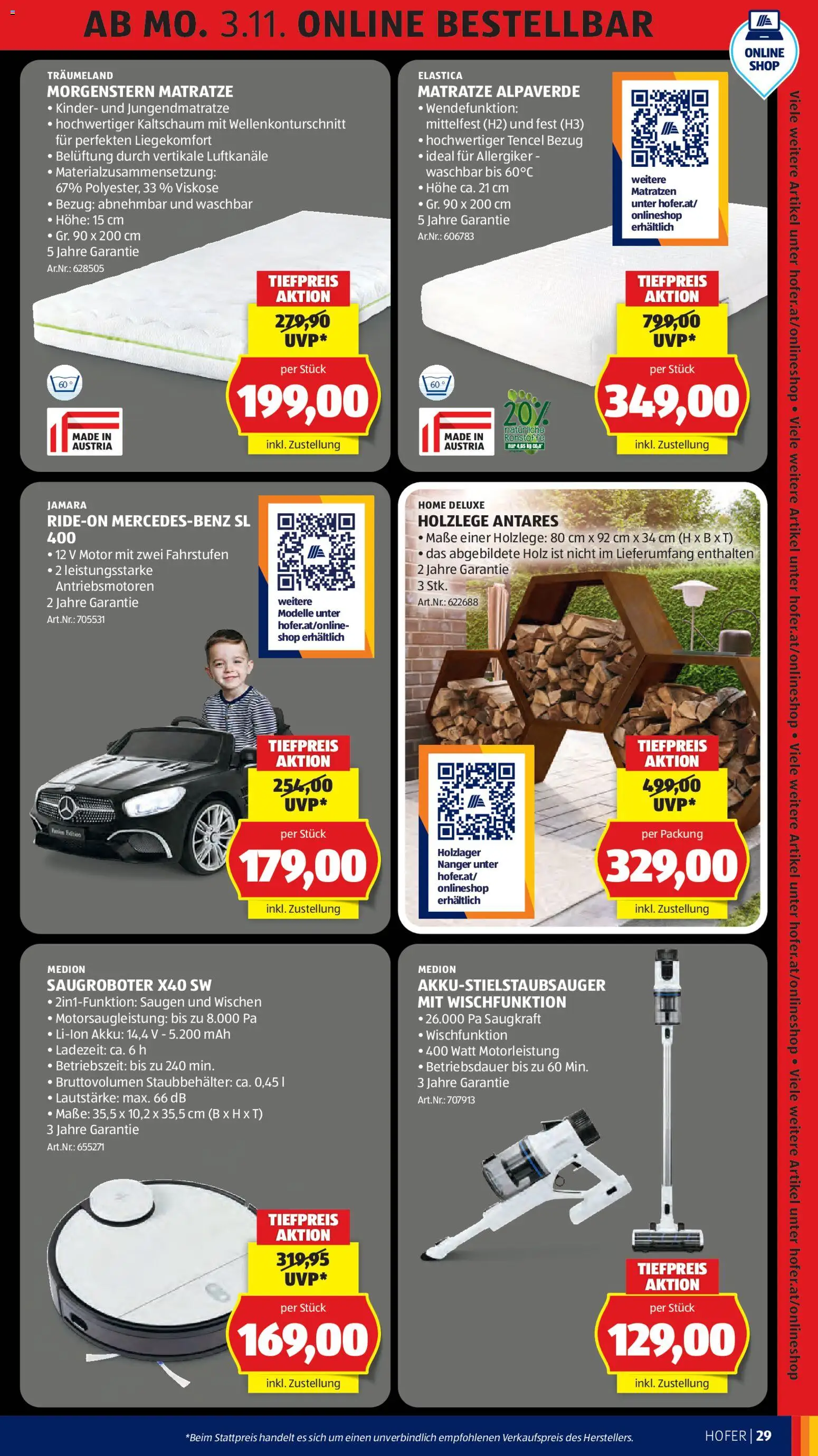 Hofer AT akciós ujság - amely érvényes a következő dátumtól: 31.10.2025 | Oldal: 33