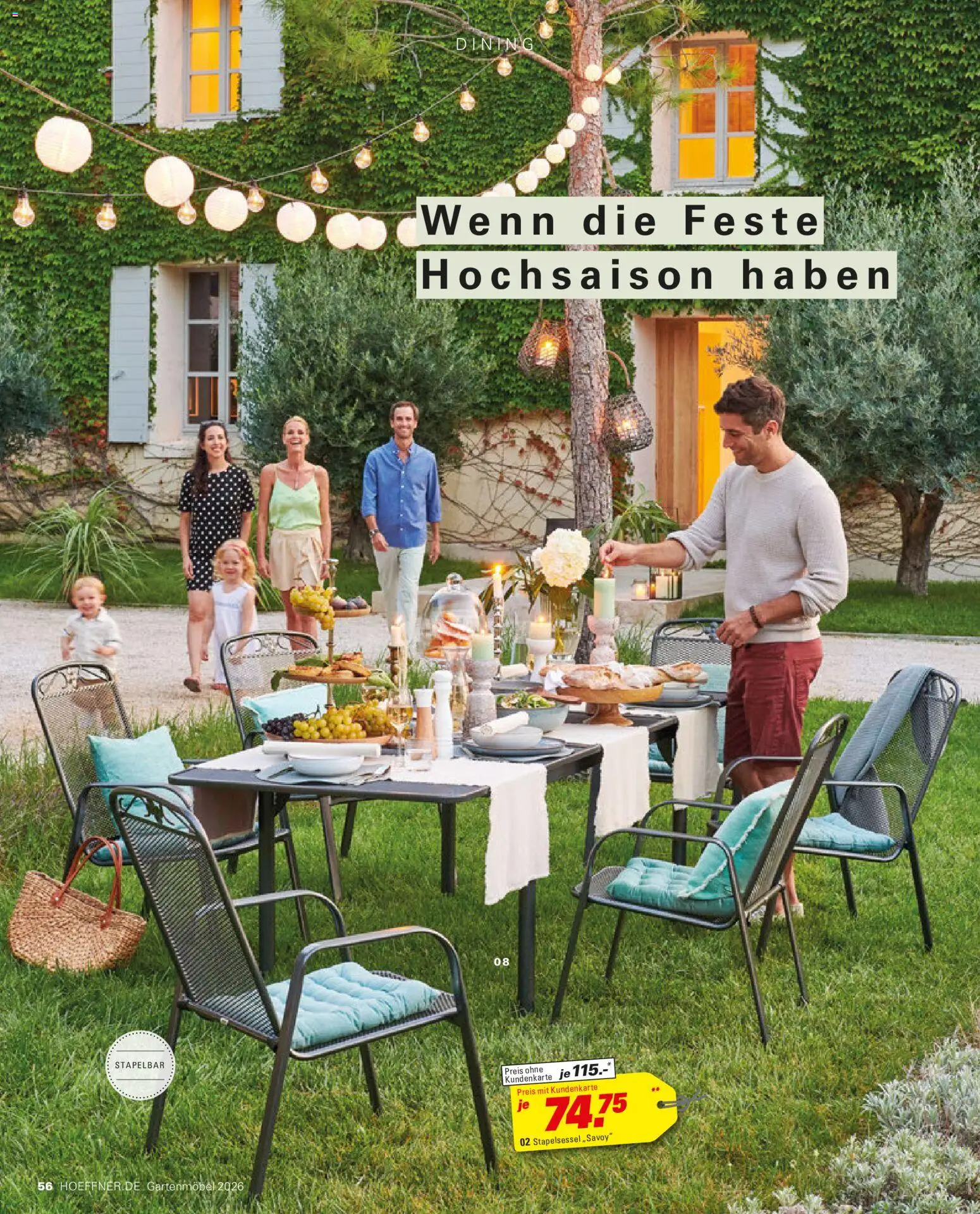 Höffner Prospekt Gartenmöbel – gültig ab 27.03.2026 | Seite: 56 | Produkte: Gartenmöbel