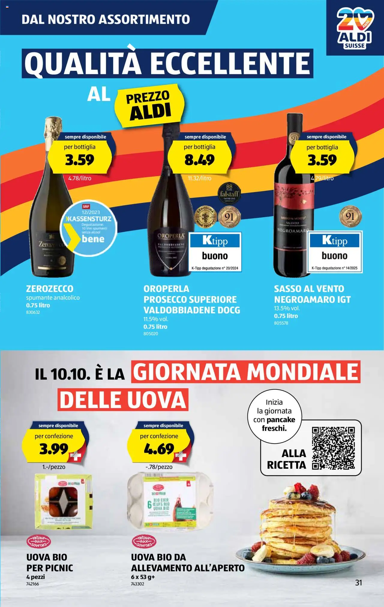 Aldi Aktionen IT – gültig ab 09.10.2025 | Seite: 32 | Produkte: Eier