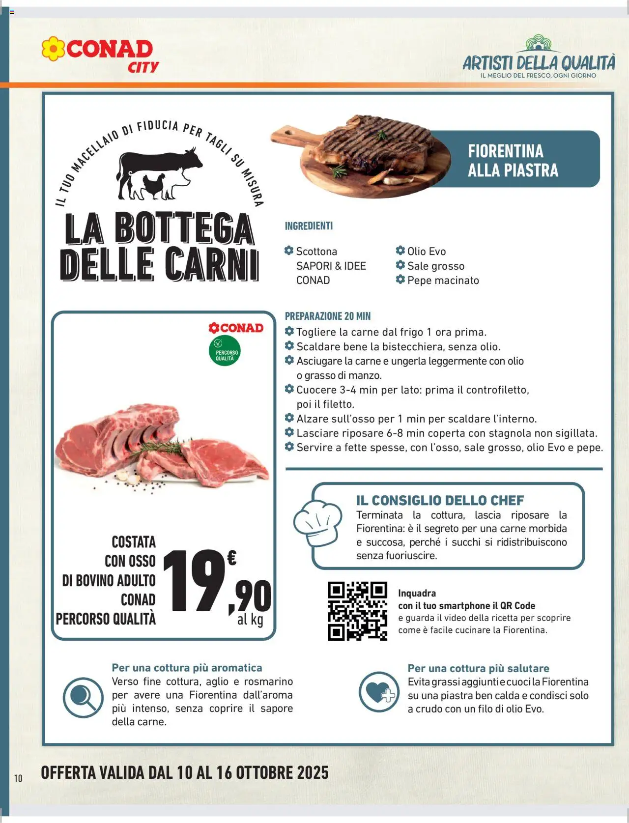 Volantino Conad del 10.10.2025 | Pagina: 10 | Prodotti: Rosmarino, Aglio, Video, Macinato