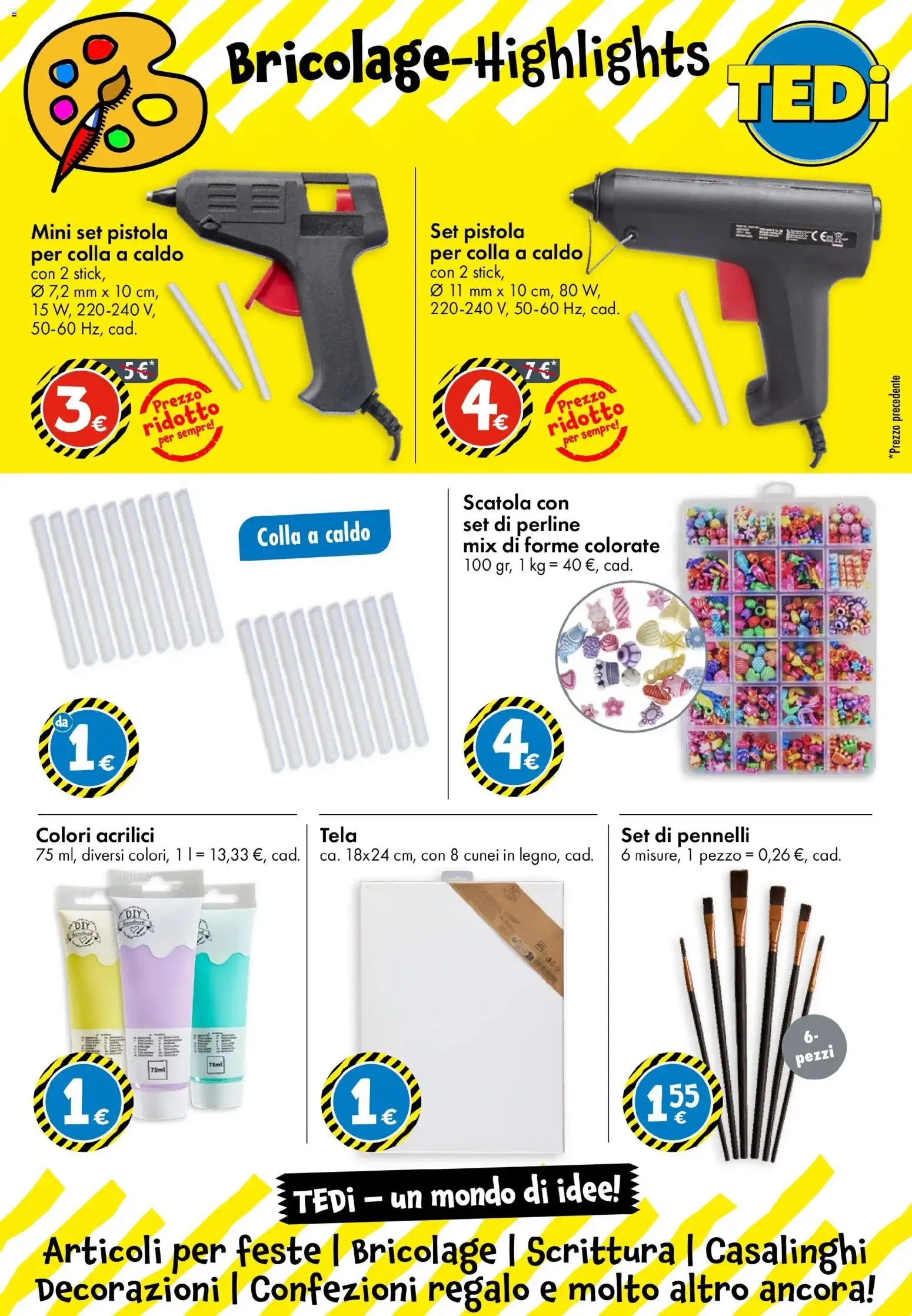 Volantino TEDi del 11.12.2025 | Pagina: 11 | Prodotti: Colla, Scatola, Decorazioni