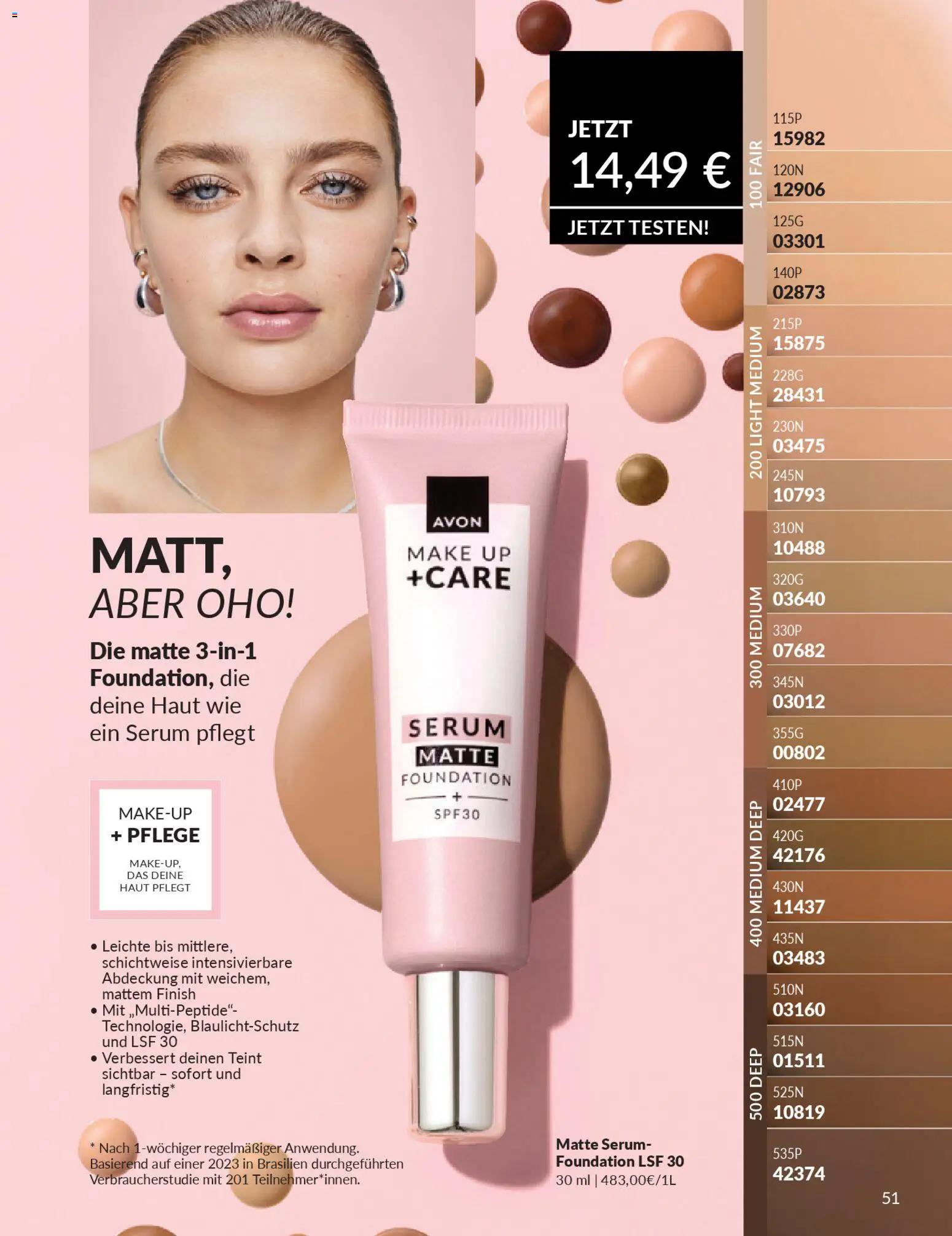 AVON Katalog Januar 2026 – gültig ab 01.01.2026 | Seite: 53 | Produkte: Finish, Foundation, Serum
