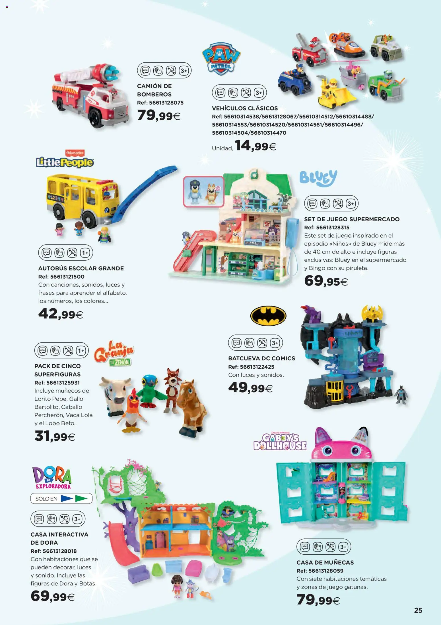 Hipercor catálogo │ válido desde el 31.10.2025 | Página: 25 | Productos: Casa de muñecas