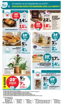  | Page: 28 | Produits: Saucisson, Pêche, Beurre, Chocolat