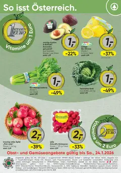 Spar Flugblatt ab 22.01.2026 gültig | Seite: 16 | Produkte: Avocado, Obst, Äpfel