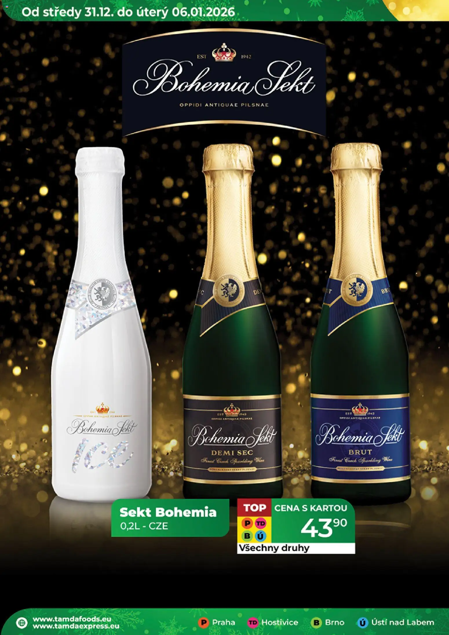 Tamda Foods leták od 31.12.2025 | Strana: 46 | Produkty: Bohemia sekt, Sekt