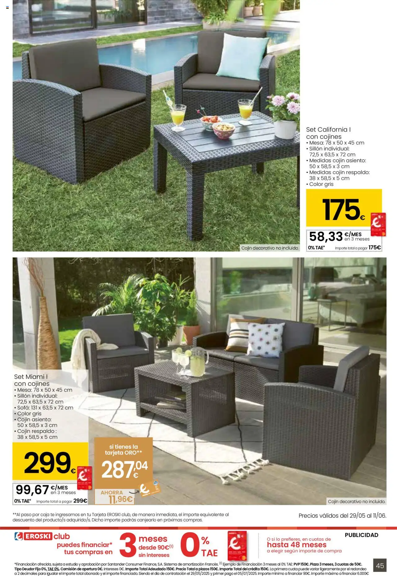 Eroski folleto │ válido desde el 29.05.2025 | Página: 45 | Productos: Té, Cojín, Sillón, Caja