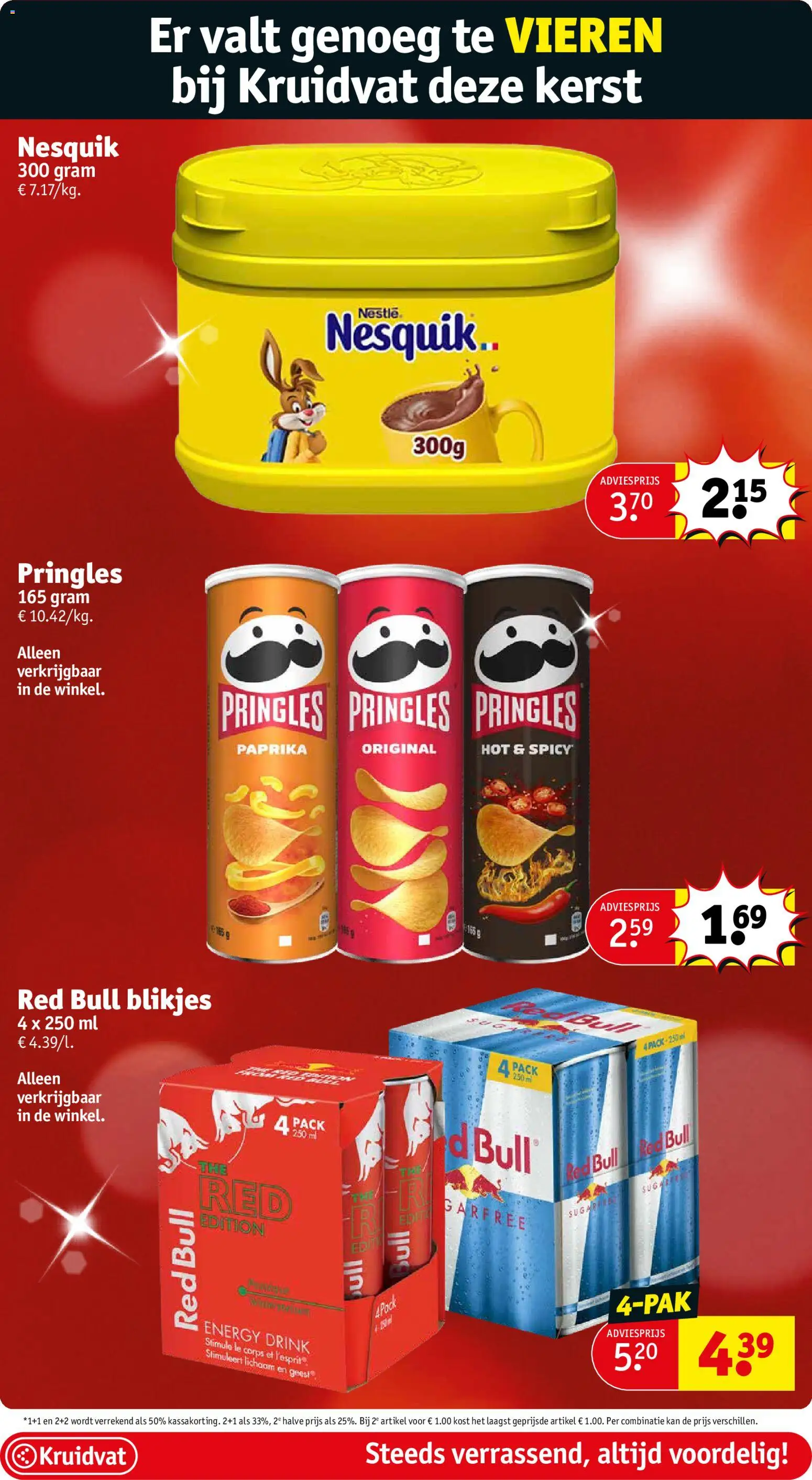 {H1} | Pagina: 55 | Producten: Red Bull, Pringles, Kan