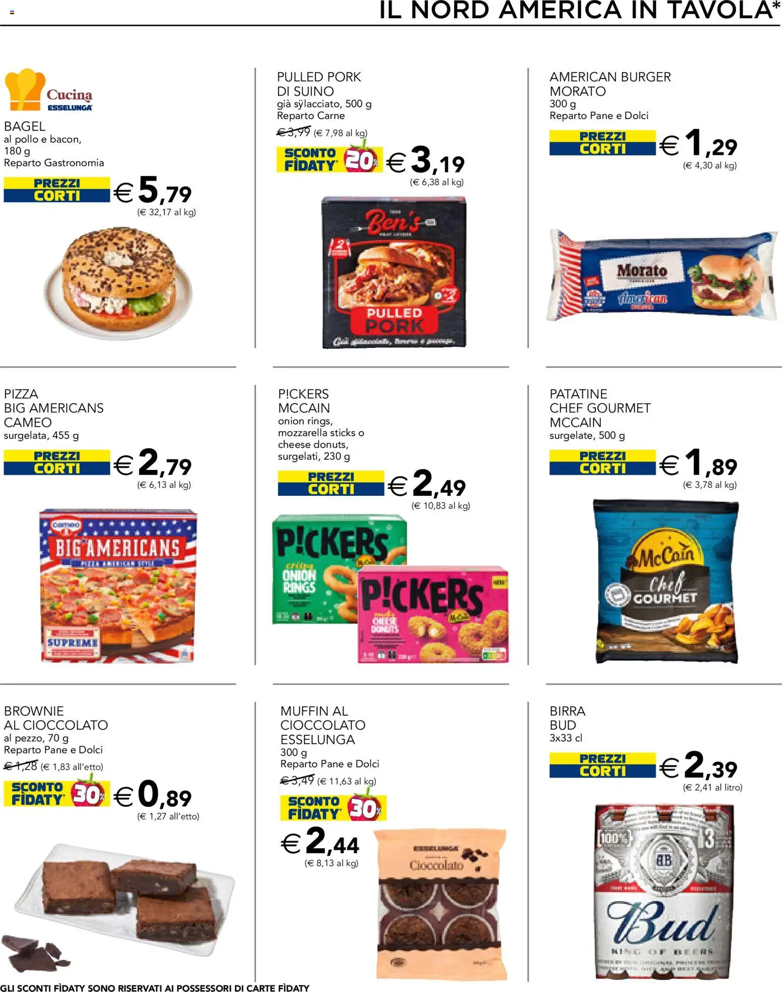 Volantino Esselunga S del 12.02.2026 | Pagina: 19 | Prodotti: Cioccolato, Pollo, Mozzarella, Muffin