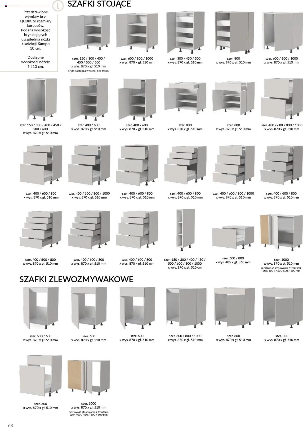 Salony Agata Gazetka - Kuchnie Qubik od 21.03.2025 | Strona: 68