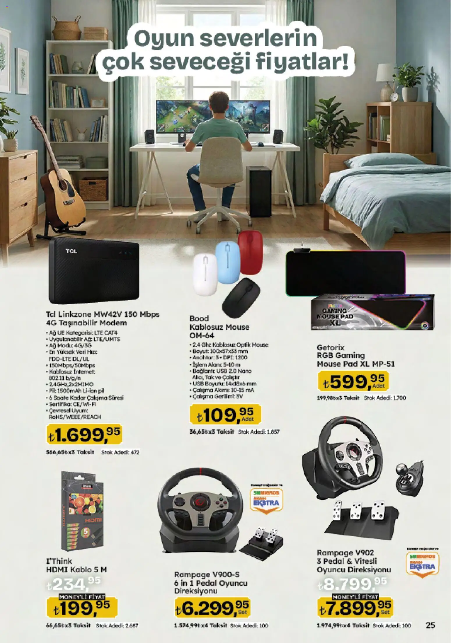 Migros Katalog - 5M Migroskop Dijital - 26.02.2026 tarihinden itibaren geçerlidir | Sayfa: 138 | Ürünler: Pil, Oyuncu, Kablo, Oyun