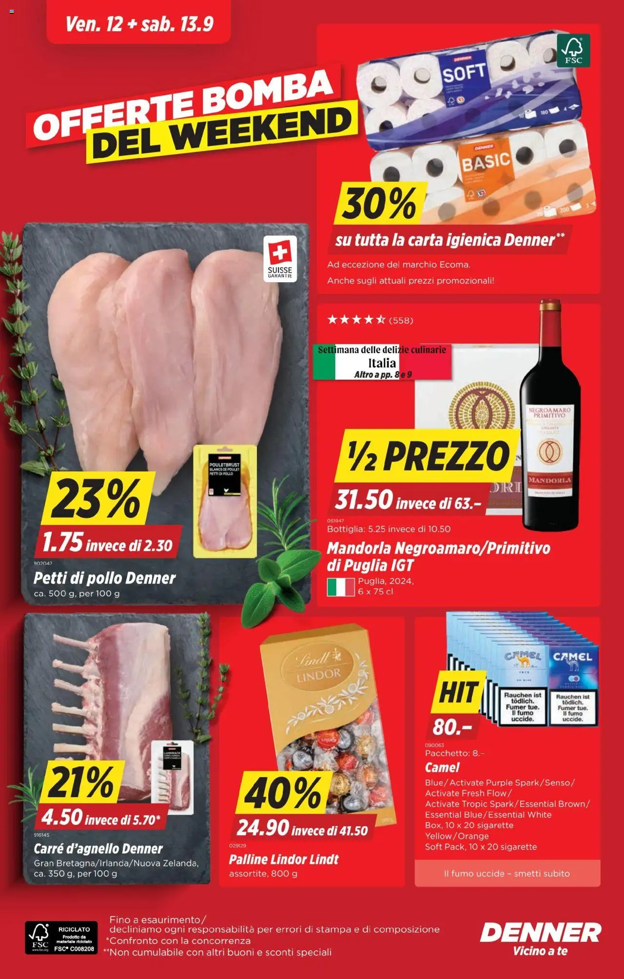 Denner Aktionen IT – gültig ab 09.09.2025 | Seite: 24 | Produkte: Pouletbrust
