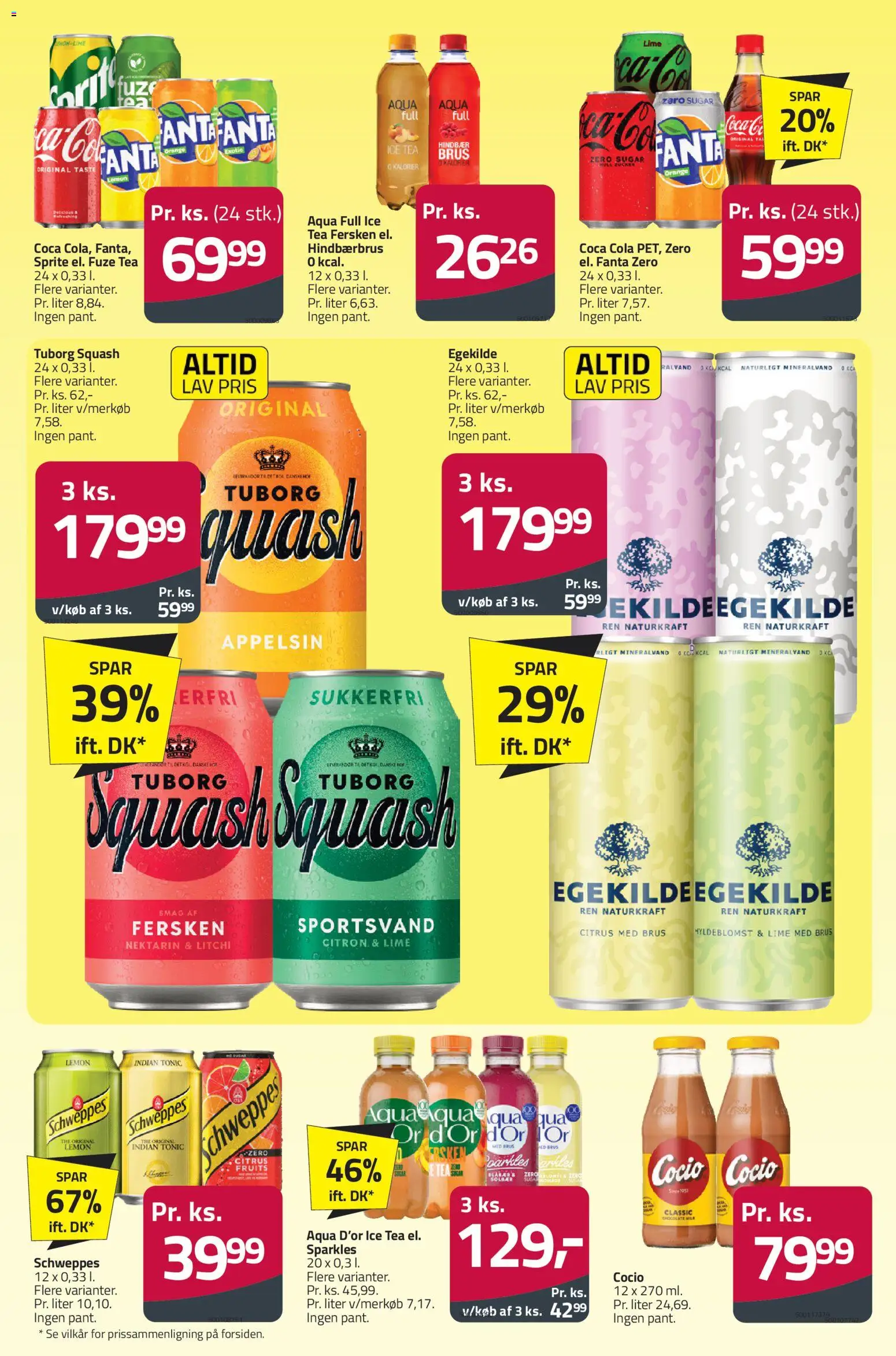 Fleggaard tilbudsavis – gyldig fra 18.03.2026 | Side: 25 | Produkter: Coca Cola, Lime, Fanta, Tuborg Squash
