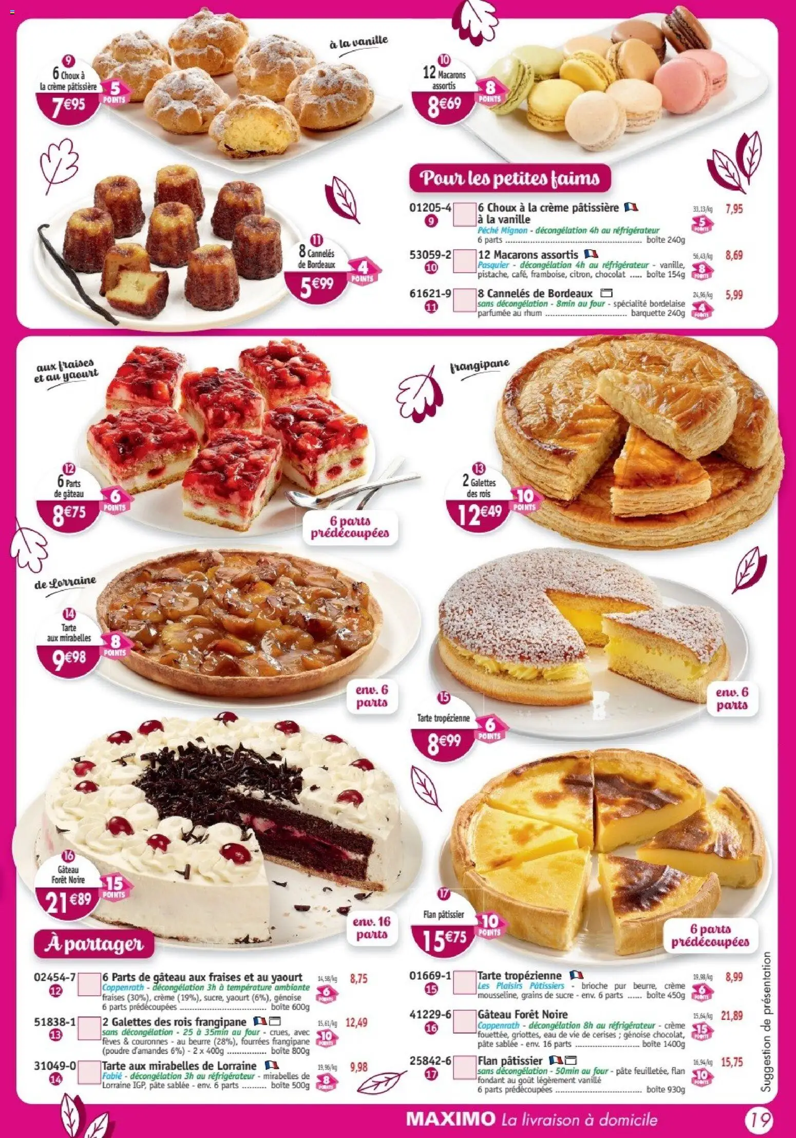 {H1} | Page: 19 | Produits: Poudre, Macarons, Rhum, Yaourt