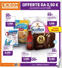 Anteprima del volantino Ekom Toscana catalogo valido a partire dal 26.08.2025