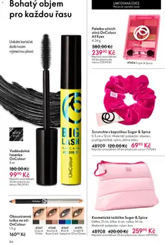 Náhled letáku Oriflame katalog č. 04/2026 od 04.03.2026 | Strana: 86 | Produkty: Kosmetická taštička, Tužka, Řasenka, Tužka na oči