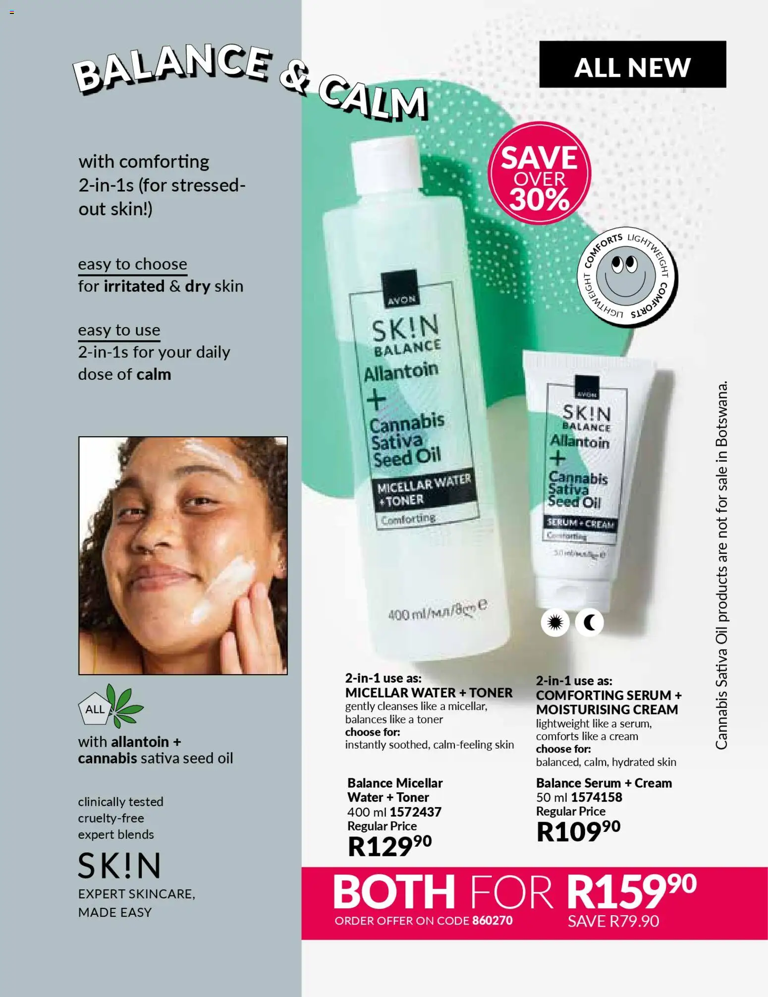 New Avon catalogue – valid from 01.01.2026 | Page: 129 | Products: Serum, Toner, Oil, Water