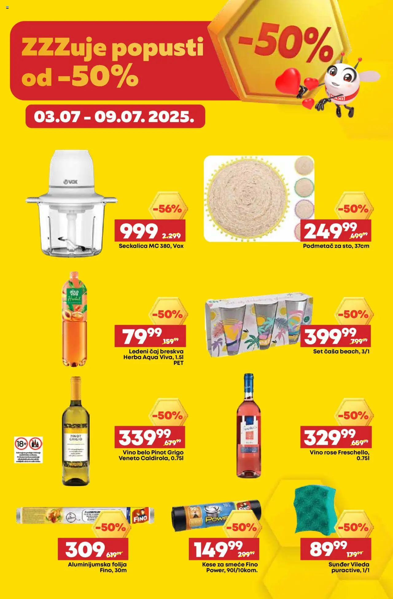 Maxi katalog - važi od 03.07.2025 | Strana: 5 | Proizvode: Aluminijumska folija, Seckalica, Vino, Čaj