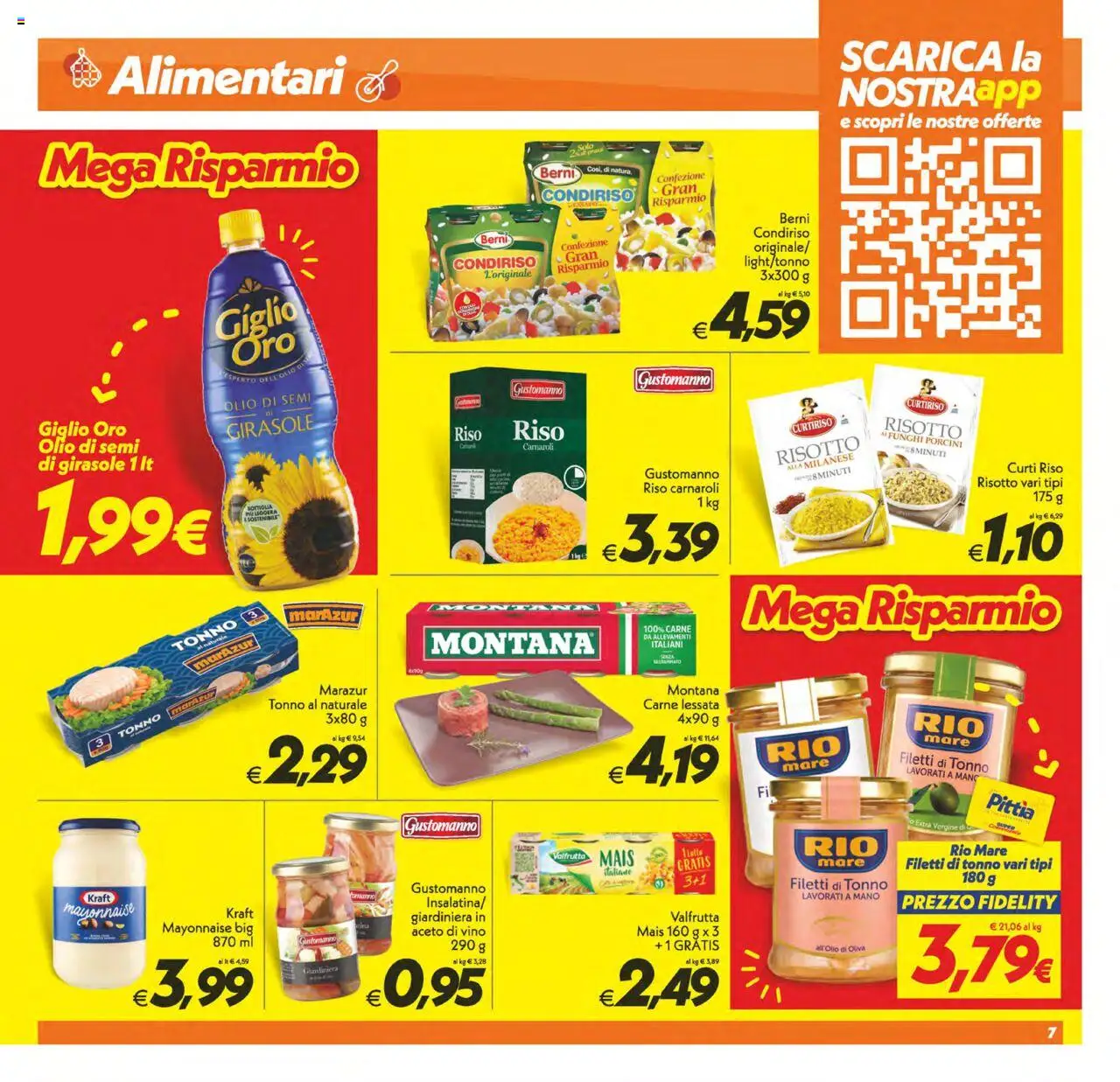 Volantino SuperConveniente del 13.06.2025 | Pagina: 7 | Prodotti: Riso Carnaroli, Riso, Olio di semi di girasole, Bottiglia