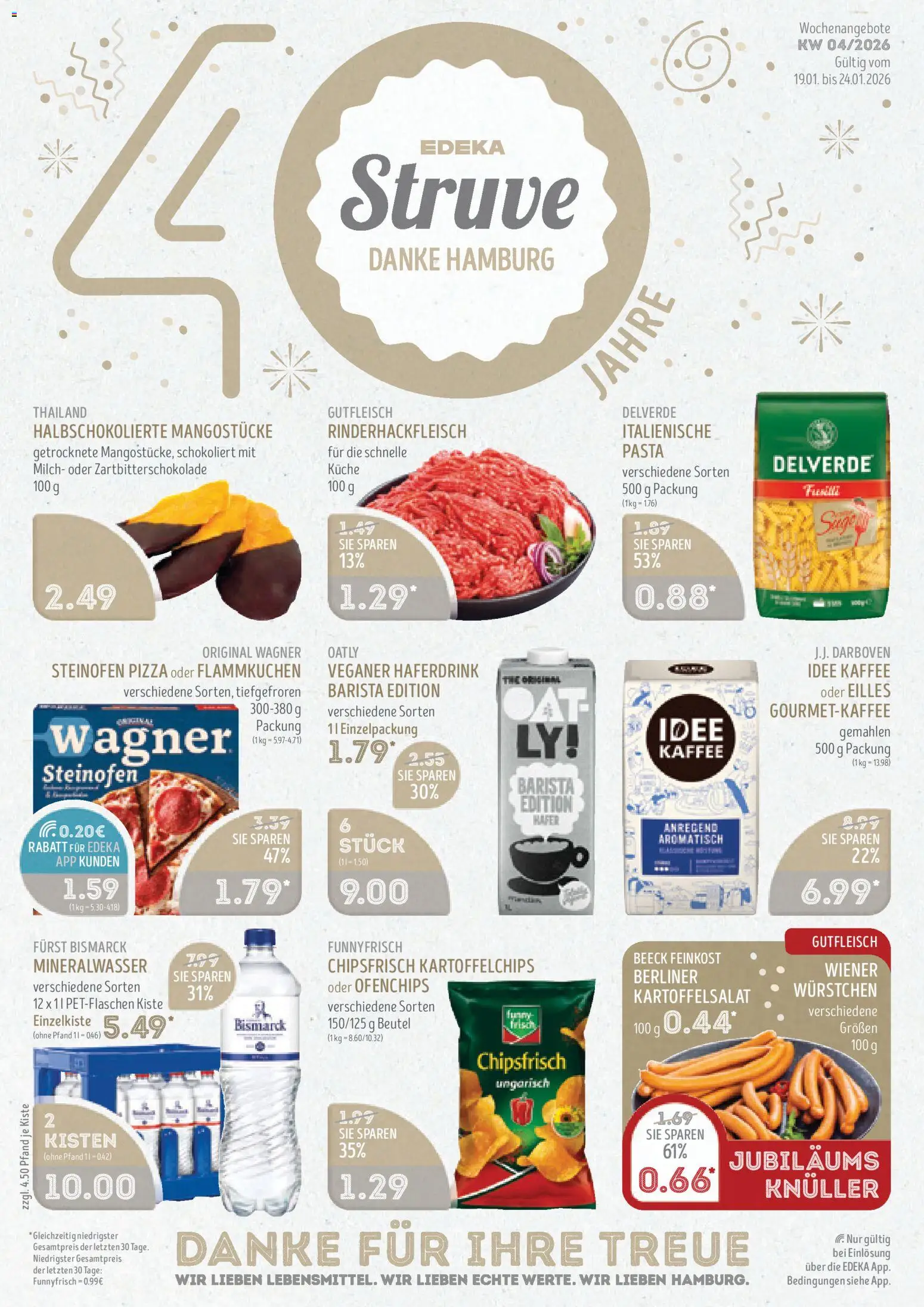 Edeka Struve Prospekt 	 – gültig ab 19.01.2026 | Seite: 3 | Produkte: Kaffee, Küche, Pasta, Pizza