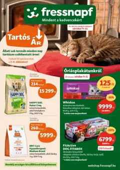 Fressnapf Akciós újság - amely érvényes a következő dátumtól: 09.10.2025