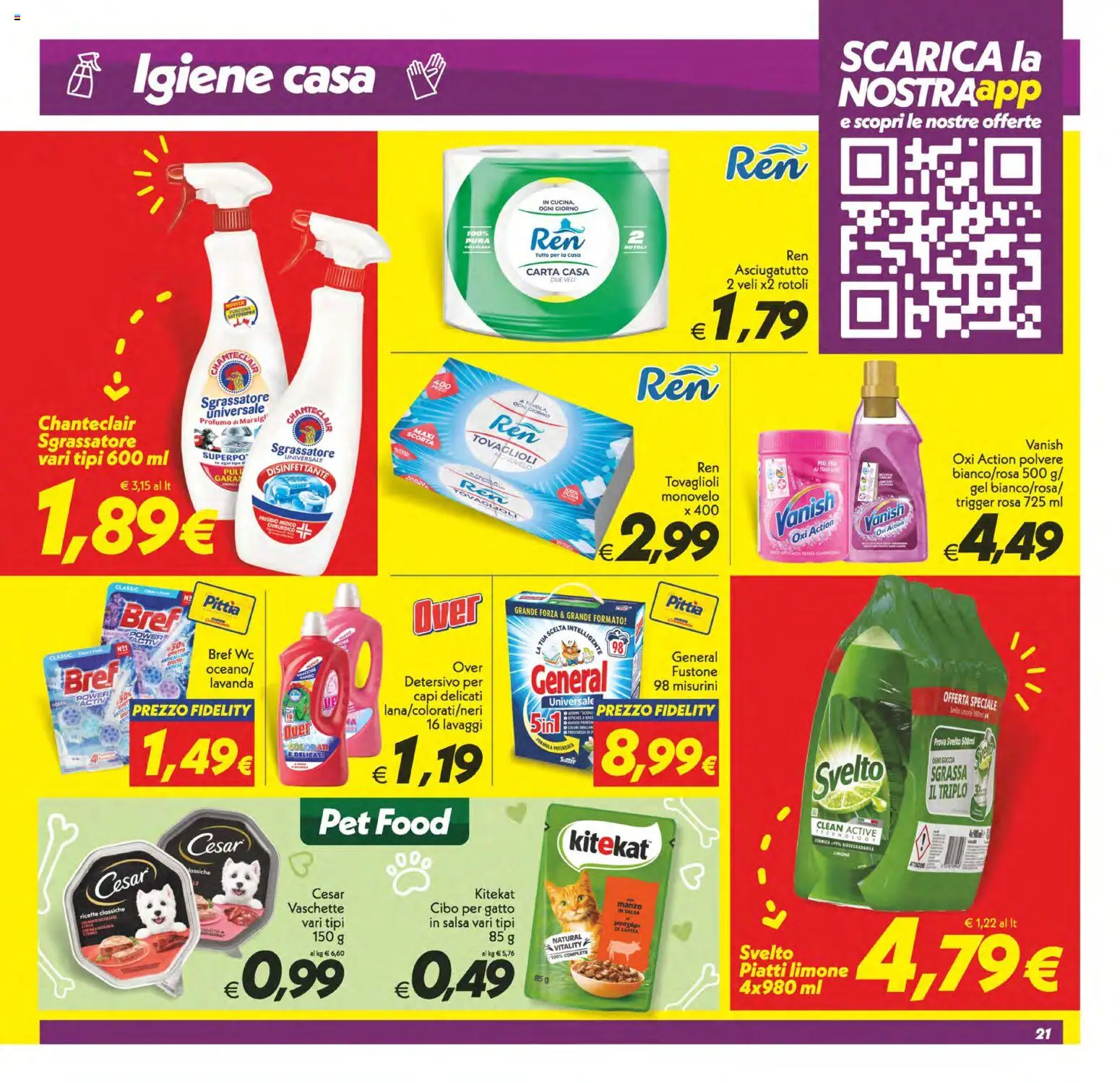 Volantino SuperConveniente del 24.10.2025 | Pagina: 21 | Prodotti: Sgrassatore, Salsa, WC, Profumo
