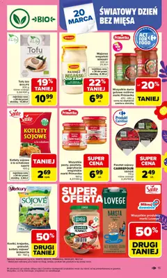 Pogląd oferty "Carrefour gazetka" - ważna od 16.03.2026 | Strona: 17 | Produkty: Kasza, Paprykarz, Cieciorka, Hummus
