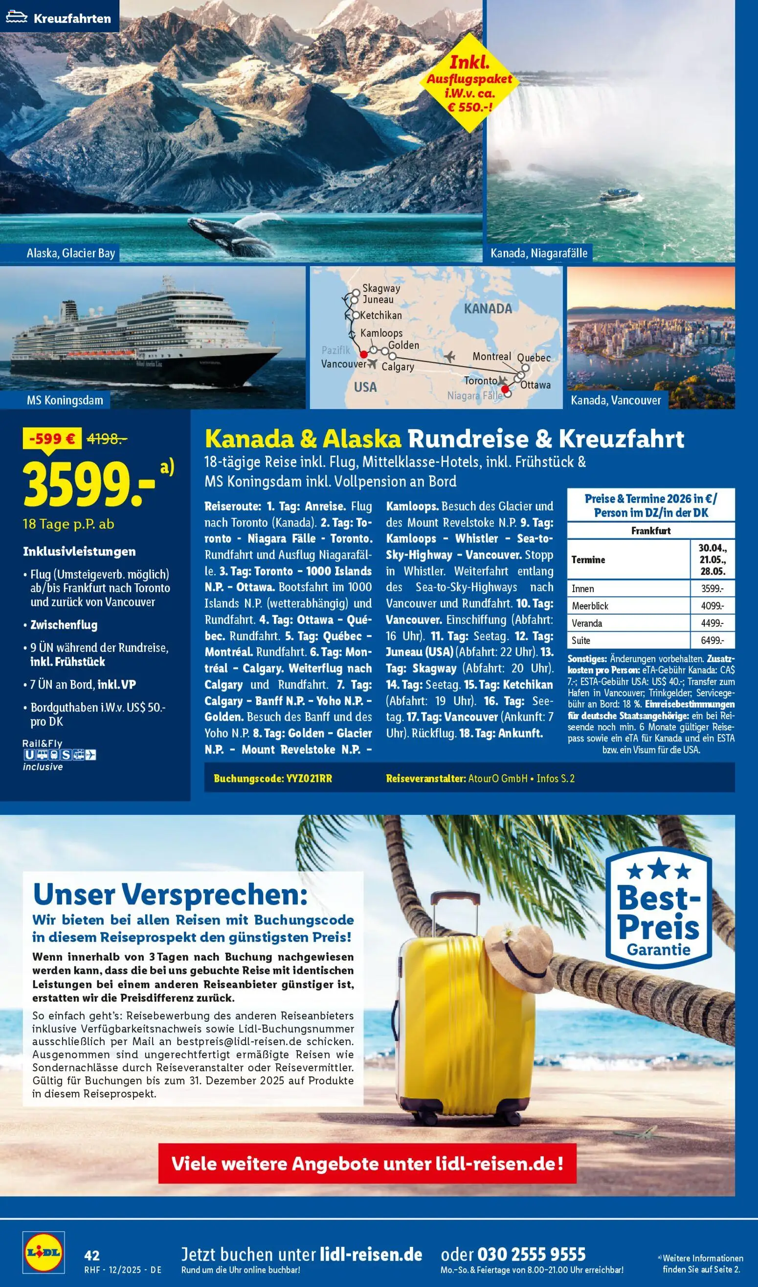Lidl Reisen Prospekt 	 – gültig ab 28.11.2025 | Seite: 42 | Produkte: Uhr