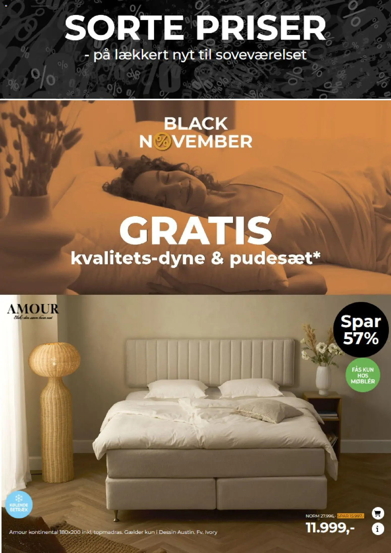 Møblér tilbudsavis – gyldig fra 31.10.2025 | Side: 34 | Produkter: Soveværelset