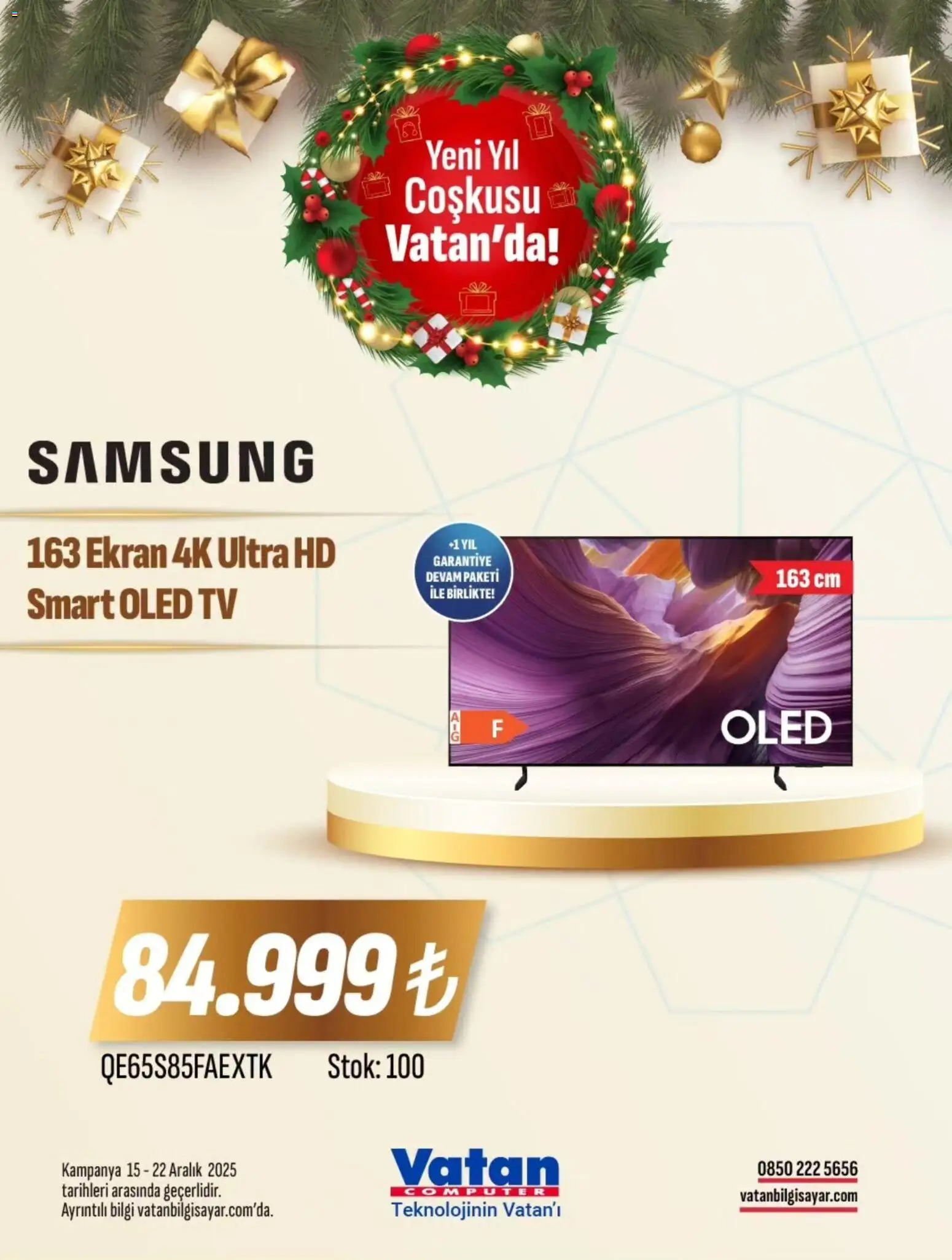 Vatan Bilgisayar İndirim - 15.12.2025 tarihinden itibaren geçerlidir | Sayfa: 18 | Ürünler: TV