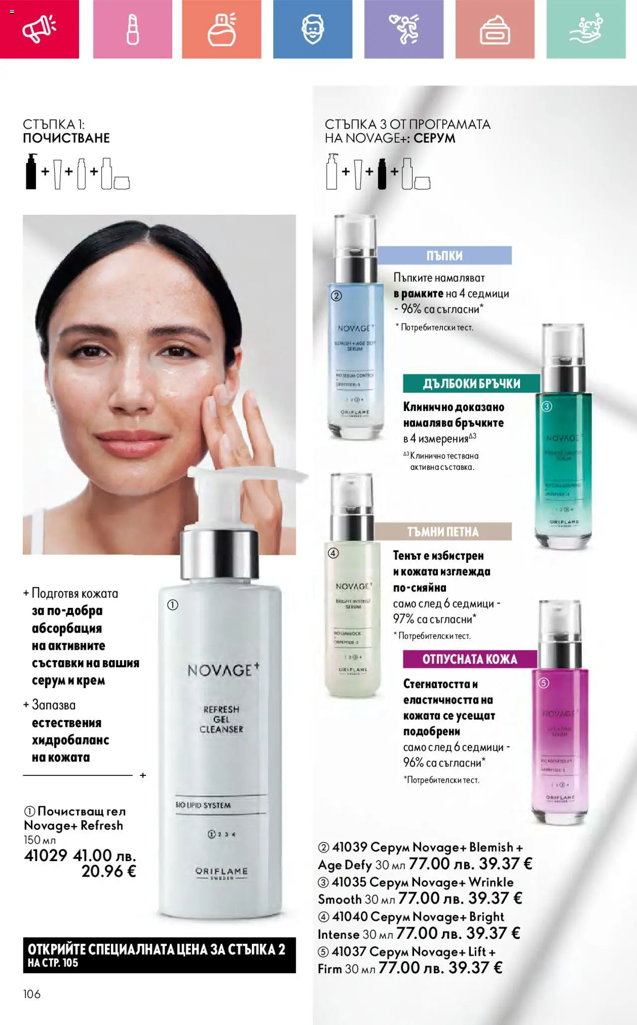  | Страница: 106 | Продукти: Крем, Серум