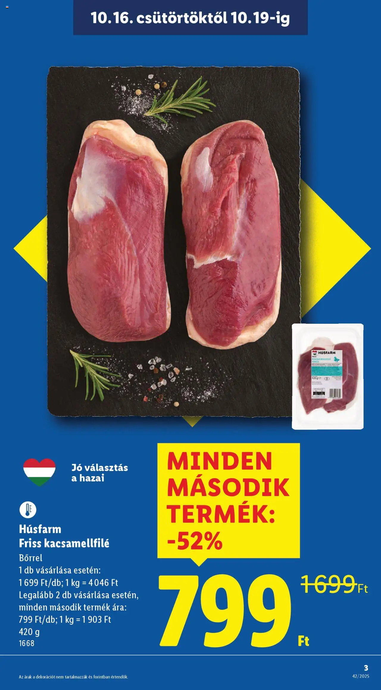 Lidl akciós ujság - amely érvényes a következő dátumtól: 16.10.2025 | Oldal: 3