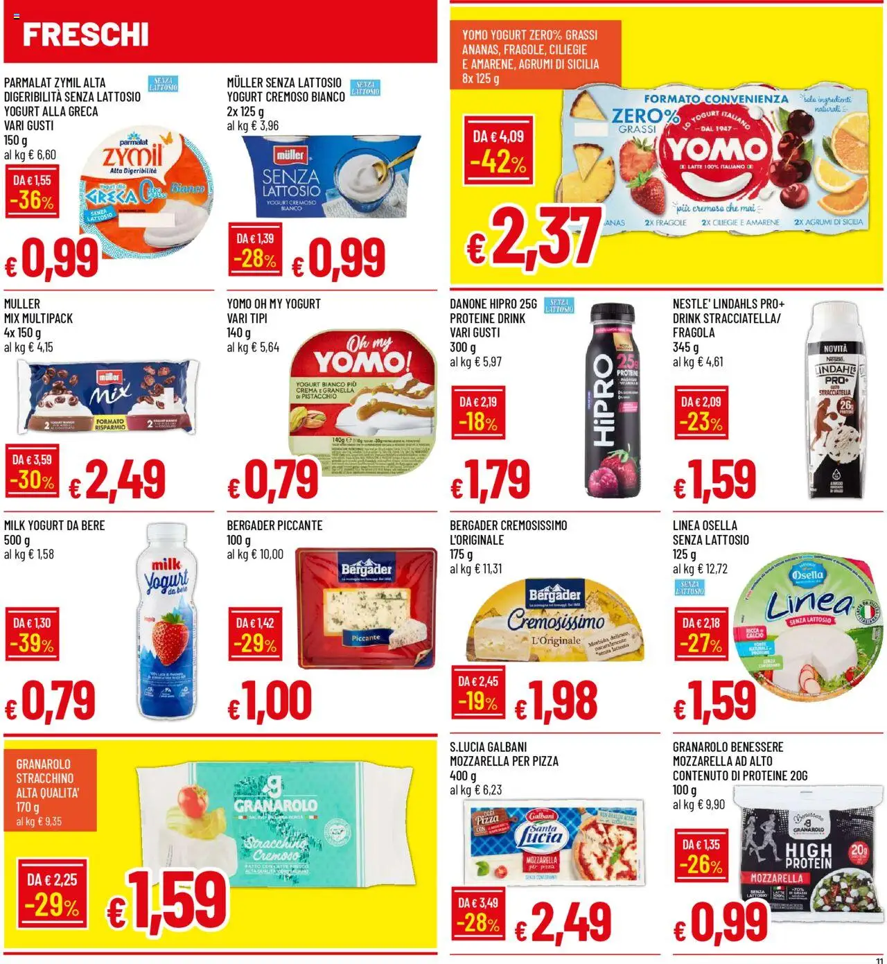 Volantino Galassia del 12.06.2025 | Pagina: 11 | Prodotti: Crema, Mozzarella, Stracchino, Stracciatella