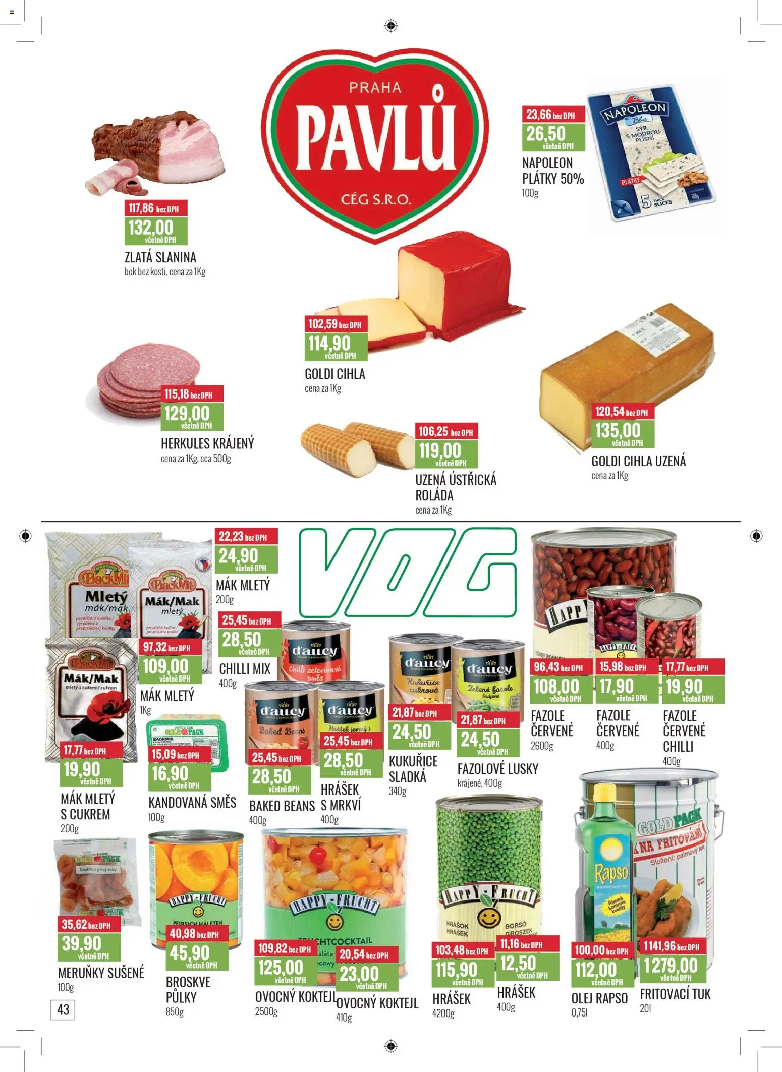 Ratio leták od 01.11.2025 | Strana: 44 | Produkty: Mák mletý, Broskve, Mletý mák, Fazole