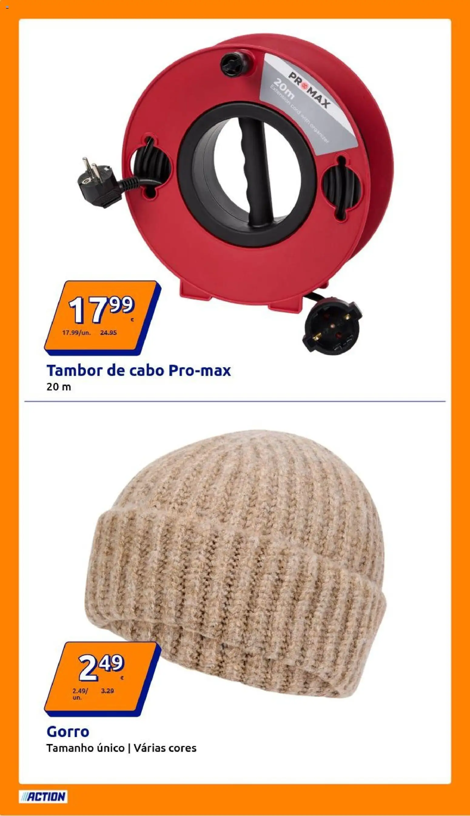 Action - Action PT week 51 2025 │ válido de 17.12.2025 | Página: 12 | Produtos: Cabo, Gorro