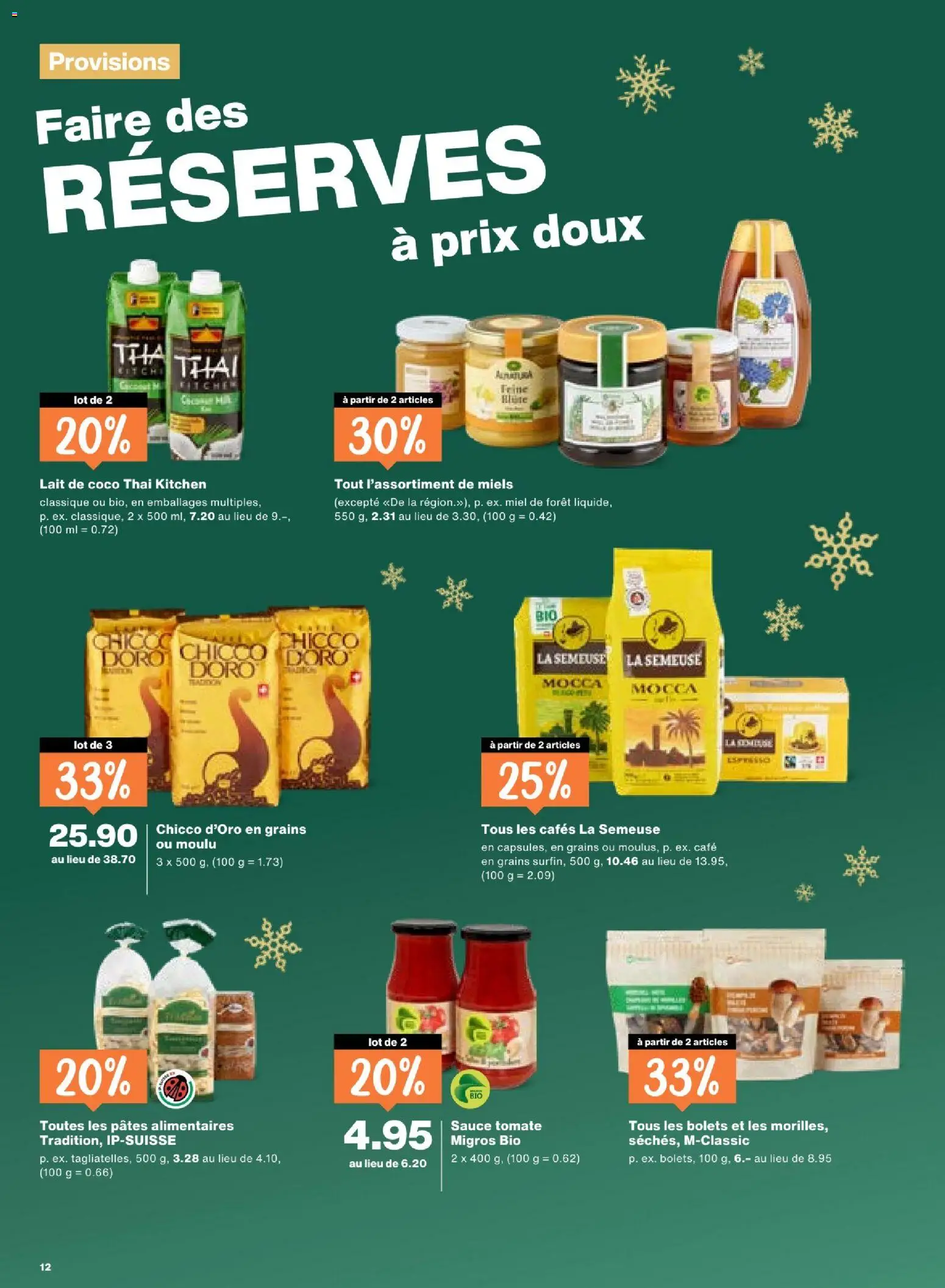 Migros Aktionen FR – gültig ab 16.12.2025 | Seite: 12 | Produkte: Pasta