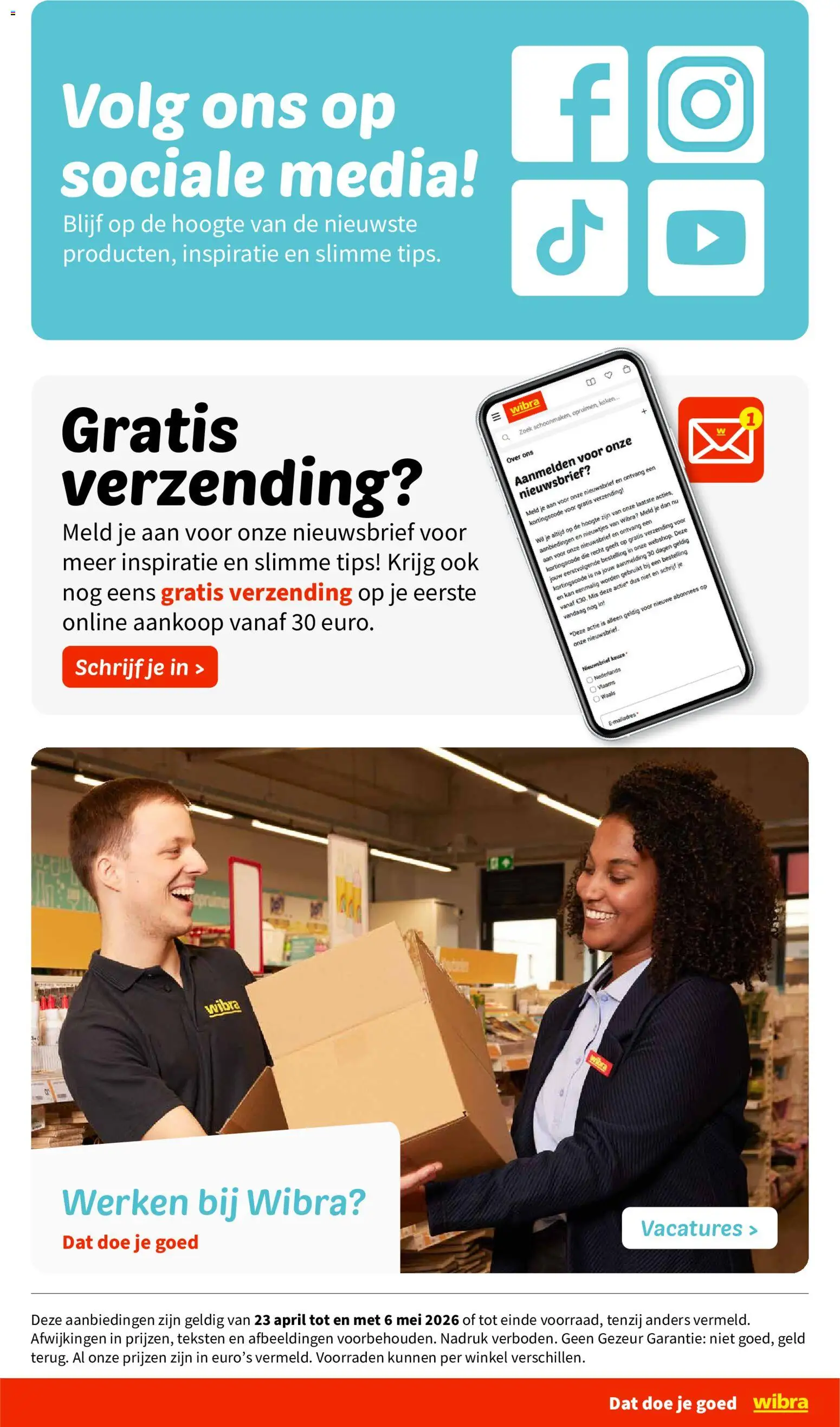 Nieuwe » Wibra folder van 23/04/2026 🤩  « is er! Ontdek geweldige aanbiedingen en bespaar. | België