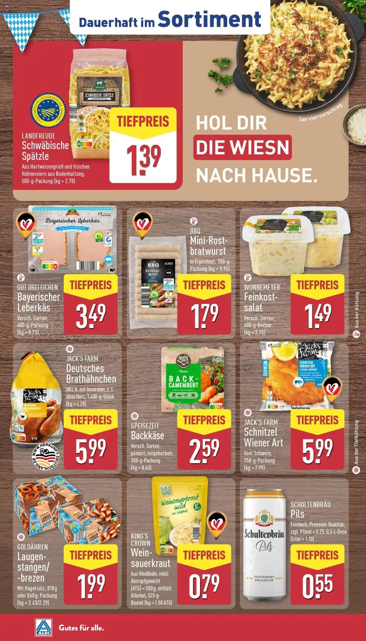 Aldi - ALDI Nord: Wochenangebote – gültig ab 21.09.2025 | Seite: 39 | Produkte: Ofen, Schnitzel, Wein, Salat