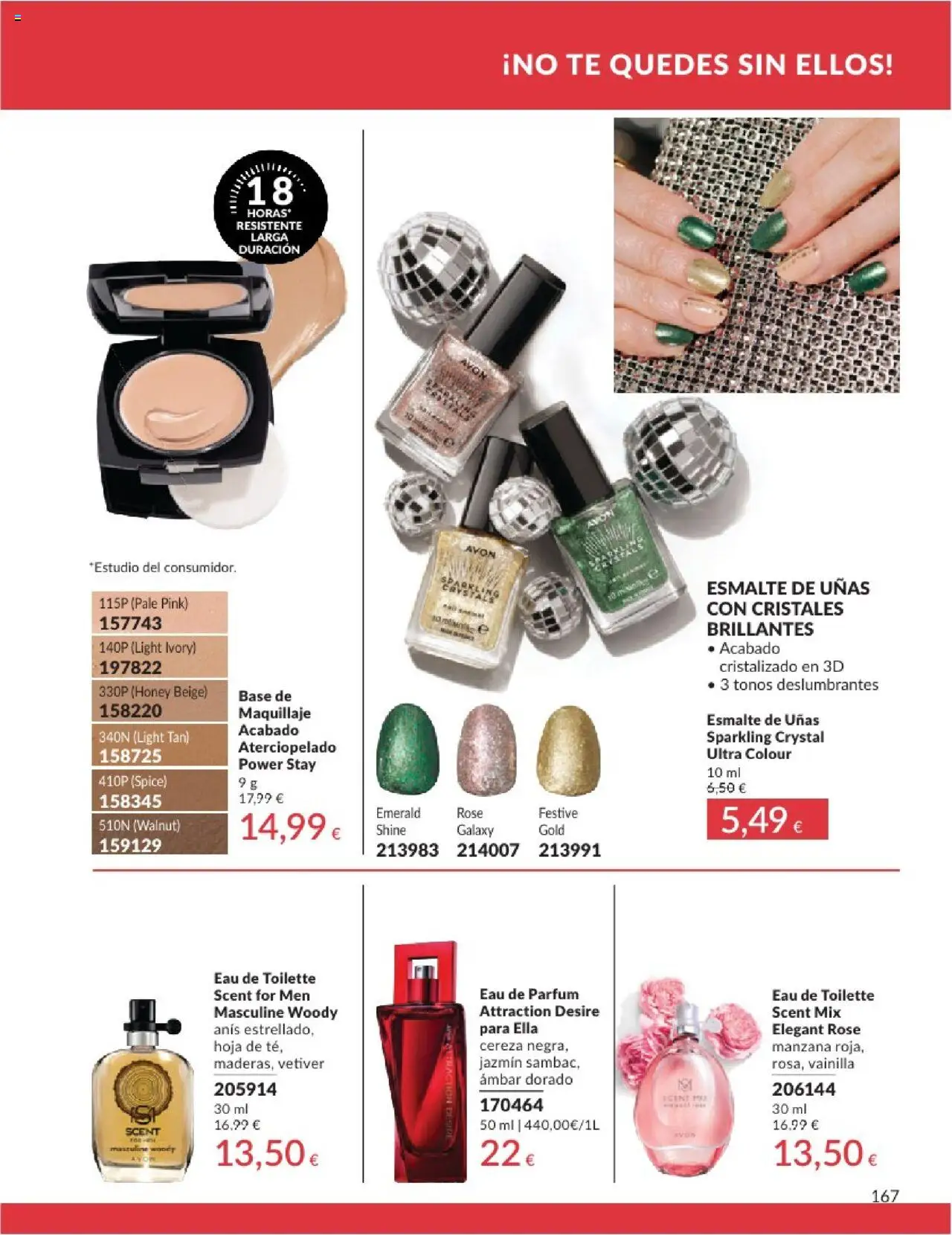 Catálogo AVON campaña 6 │ válido desde el 01.06.2025 | Página: 167 | Productos: Maquillaje, Esmalte de uñas, Té, Base de maquillaje