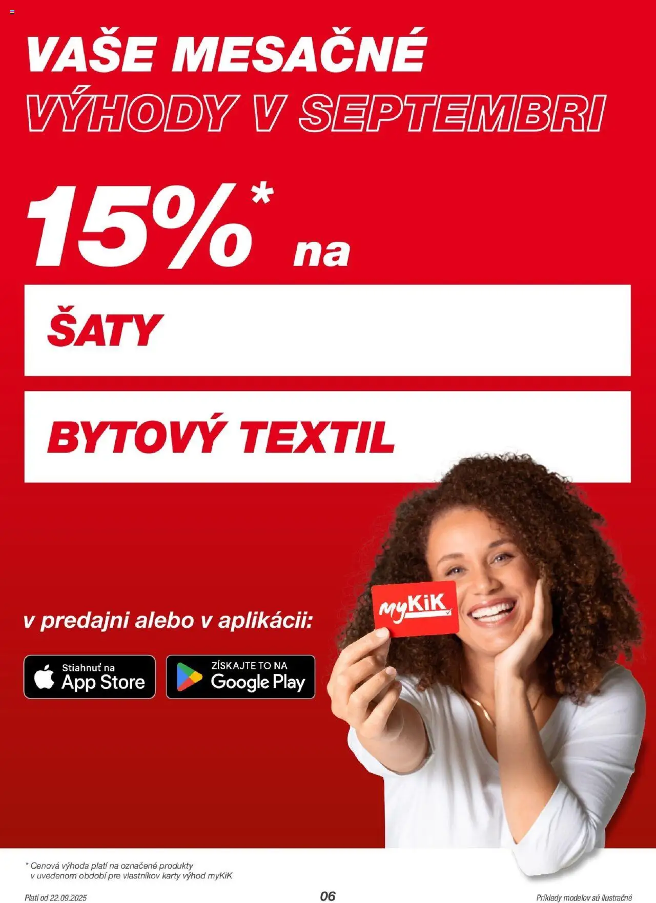 Nové Kik akcie – leták je platný od 22.09.2025 | Strana: 6 | Produkty: Šaty