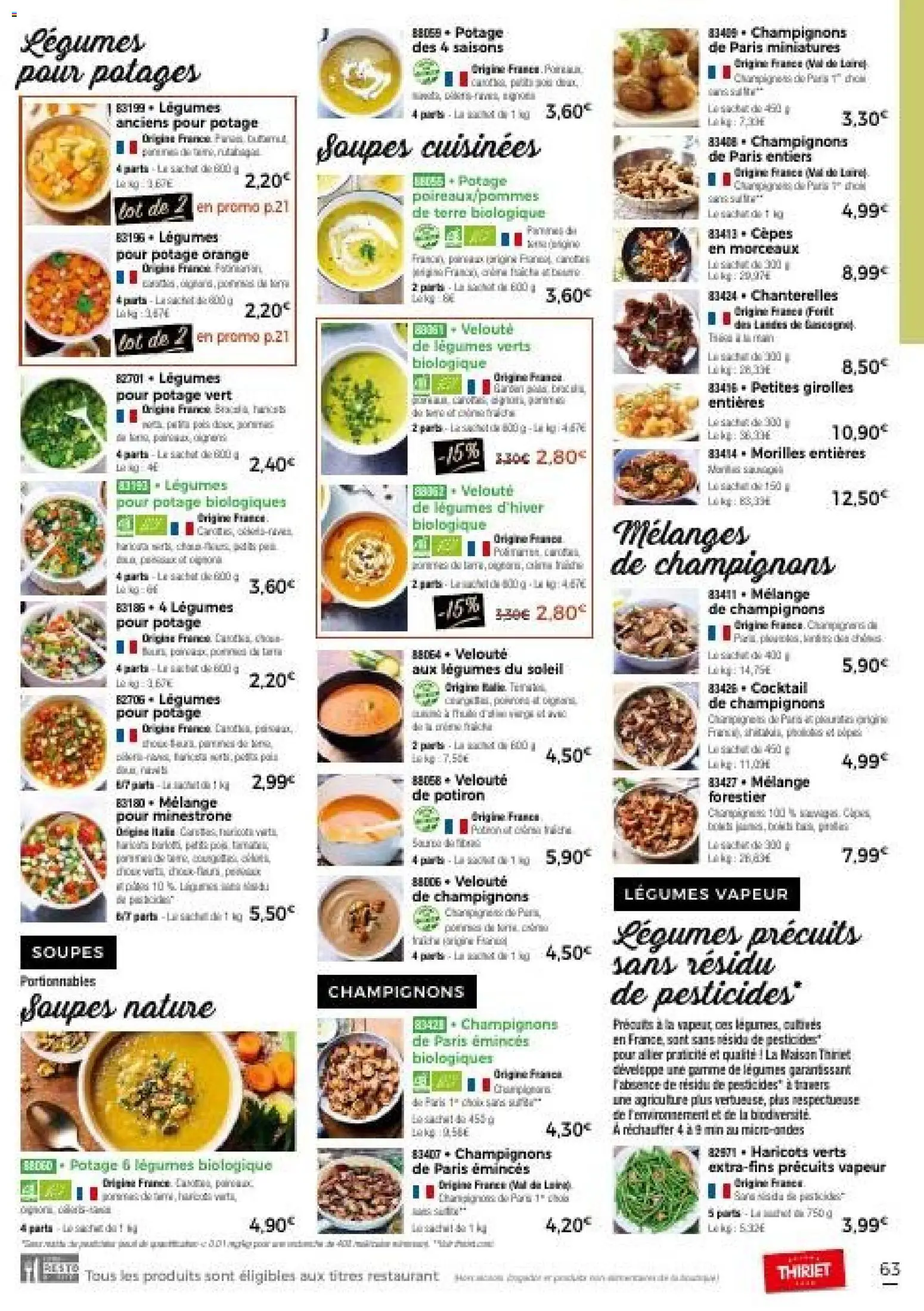 {H1} | Page: 63 | Produits: Orange, Potiron, Thé