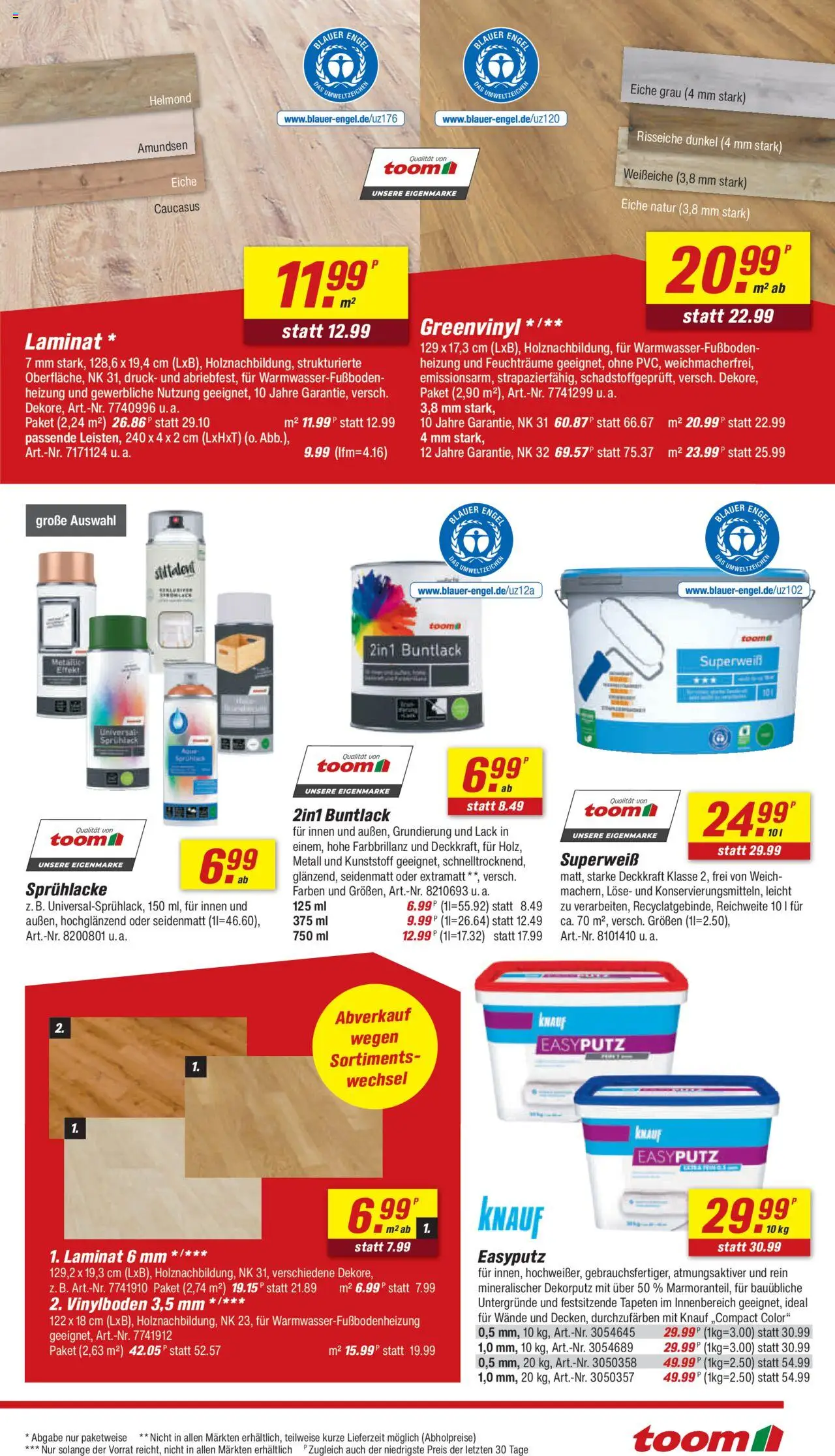 Toom Baumarkt Prospekt 	 - gültig ab dem 26.07.2025 | Seite: 11