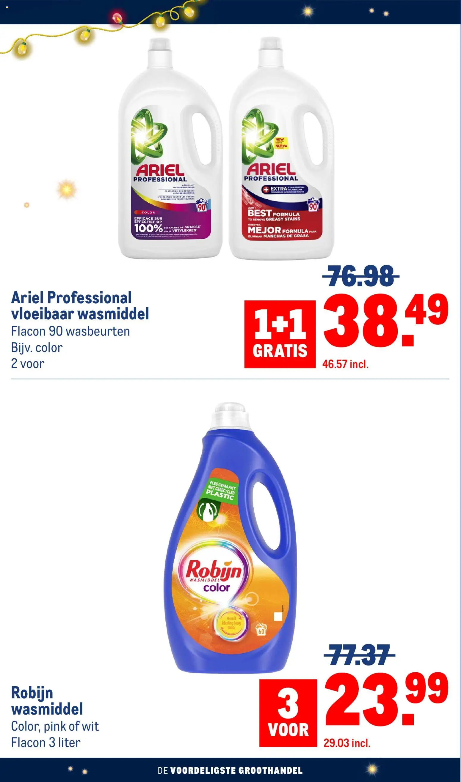 {H1} | Pagina: 52 | Producten: Wasmiddel, Robijn, Fles