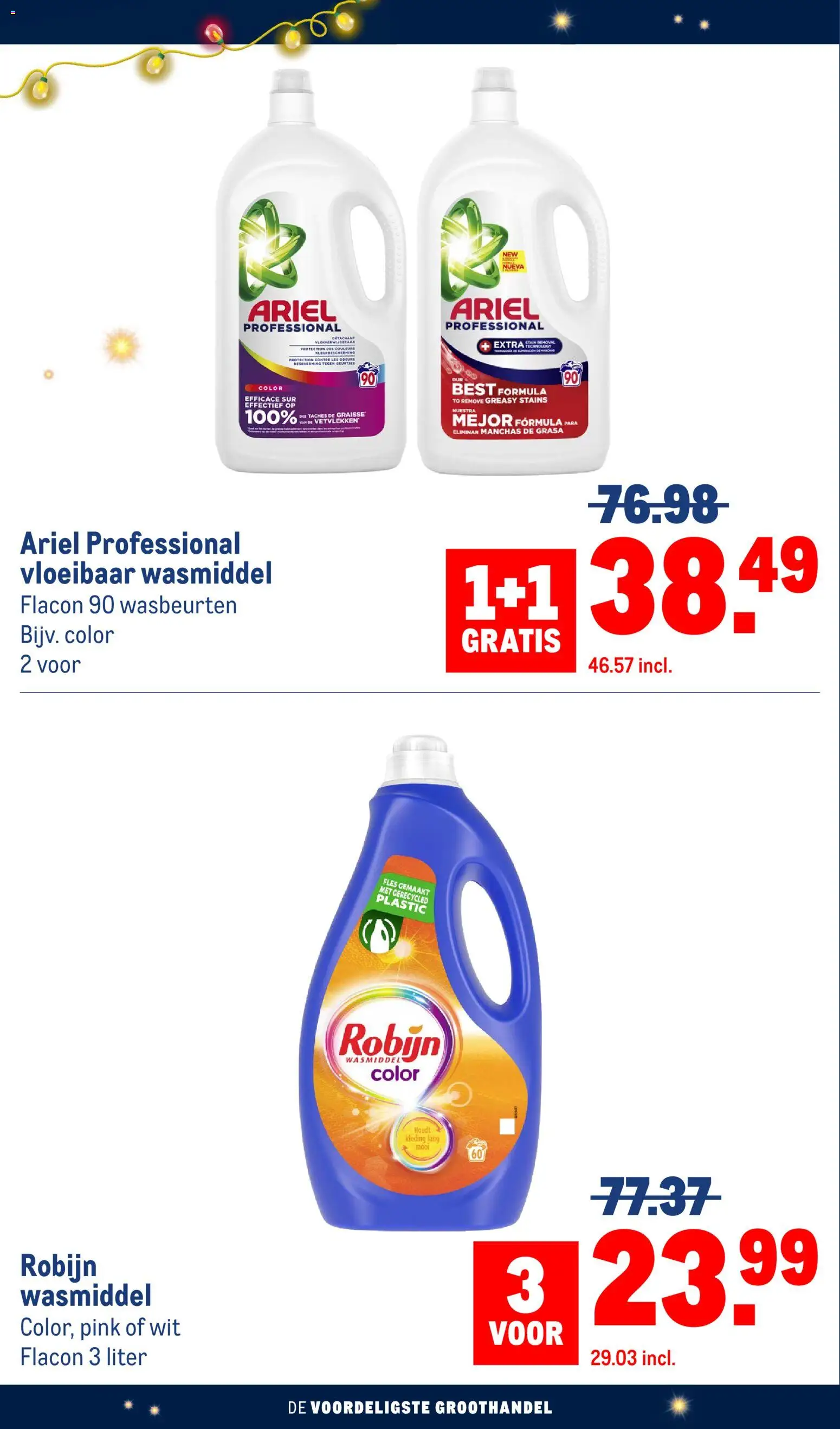 {H1} | Pagina: 52 | Producten: Wasmiddel, Robijn, Fles