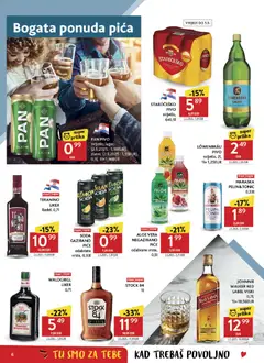 PAN PIVO, svijetlo, lager, (2.5.2025.: 1,39EUR), zlatni, (2.5.2025.: 1,59EUR), 0,5l, 1l=1,98EUR - Pregled kataloga iz trgovine Konzum, vrijedi od 22.04.2026 | Stranica: 6
