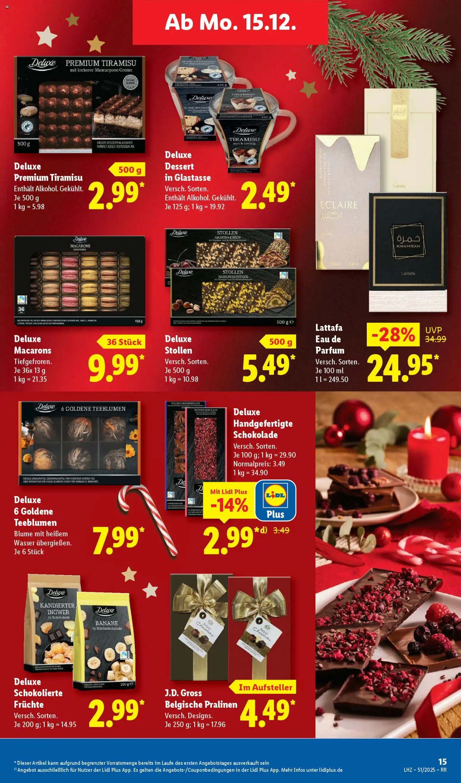 Lidl Prospekt Bestwig – gültig ab 15.12.2025 | Seite: 25 | Produkte: Mascarpone, Parfüm, Creme, Wasser