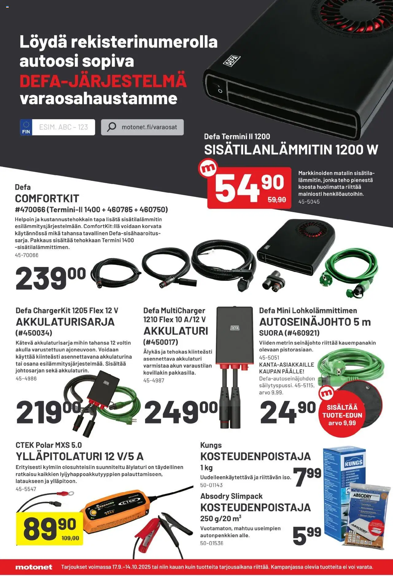 Motonet tarjoukset – voimassa 17.09.2025 alkaen | Sivu: 6 | Tuotteet: Voi