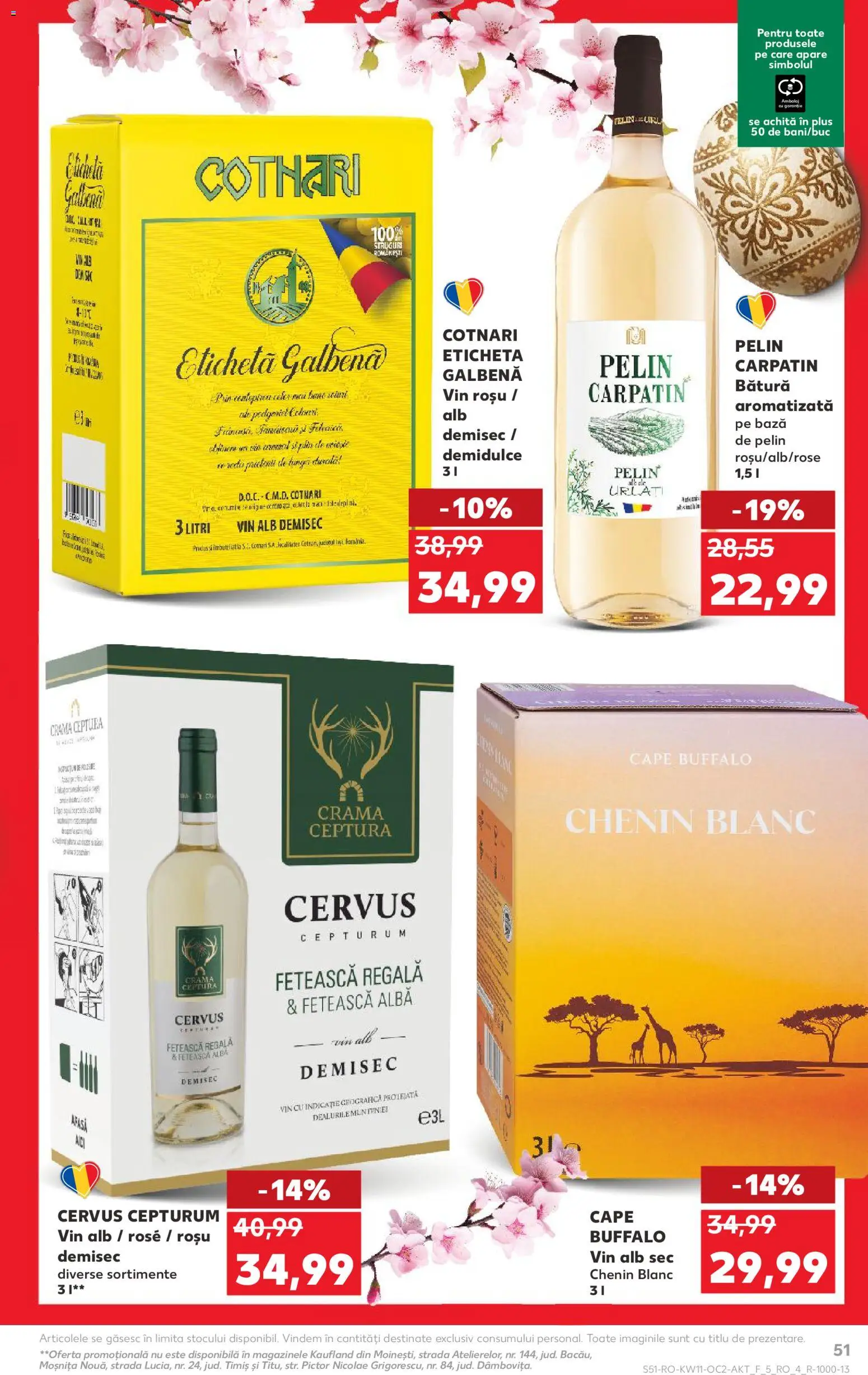 Noul catalog Kaufland – valabil de la 11.03.2026 | Pagină: 51 | Produse: Vin